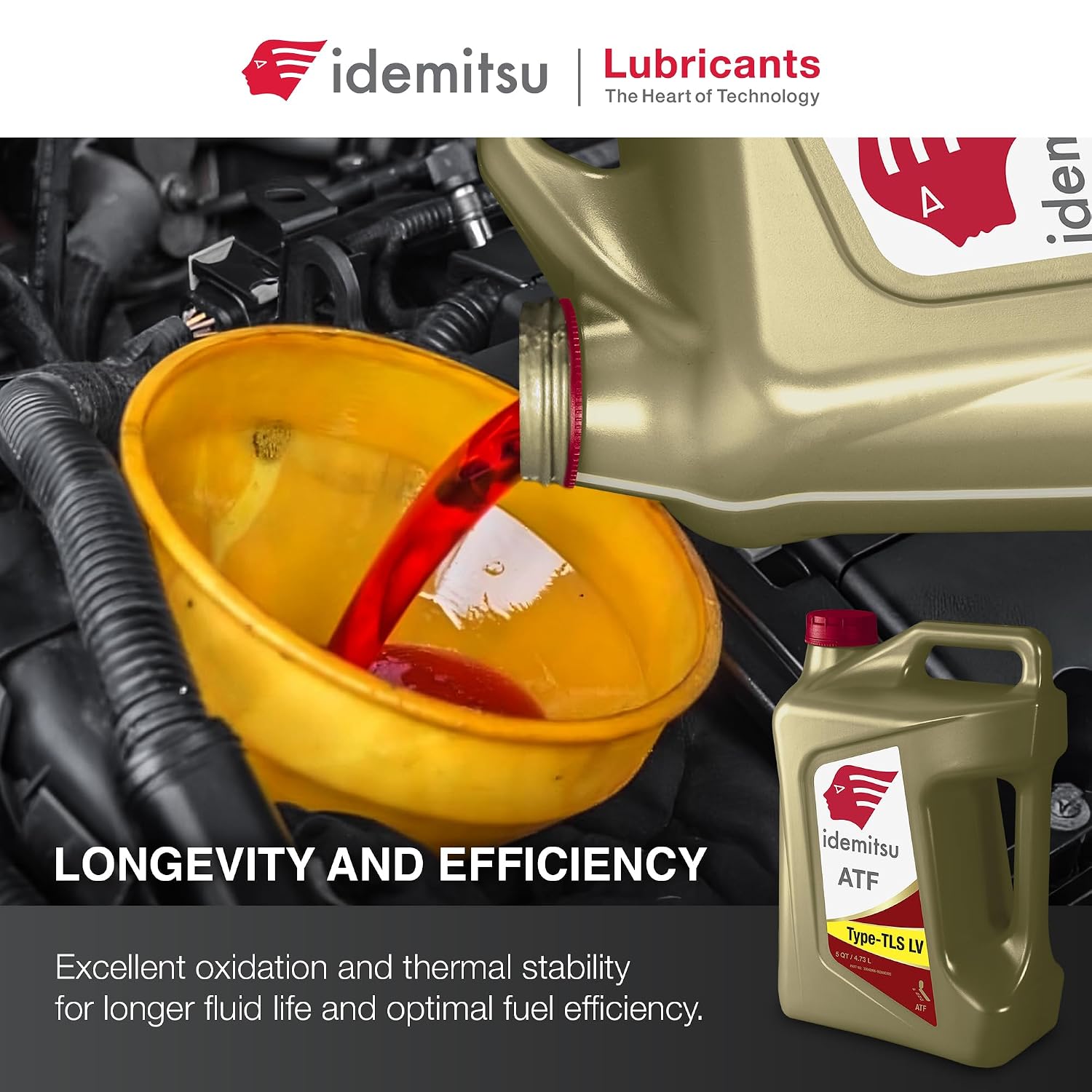 Idemitsu ATF Type TLS-LV (WS) Automatic Transmission Fluid for Toyota/Lexus/Scion - 1 Quart