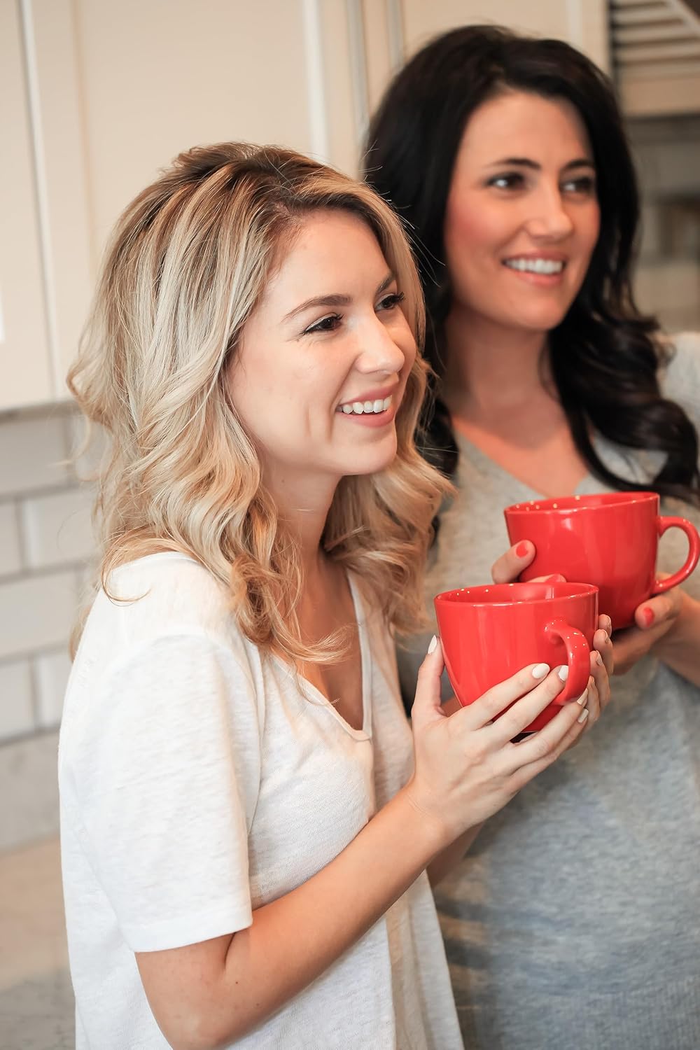 Simply Charmed Ceramic Pour Over Coffee Maker with 40 Count Melitta Filters - Elegant Single Serve Coffee Dripper for Rich Brewed Pour Over Coffee - Base Measures 4", Height 3" - Brews 8-16 oz