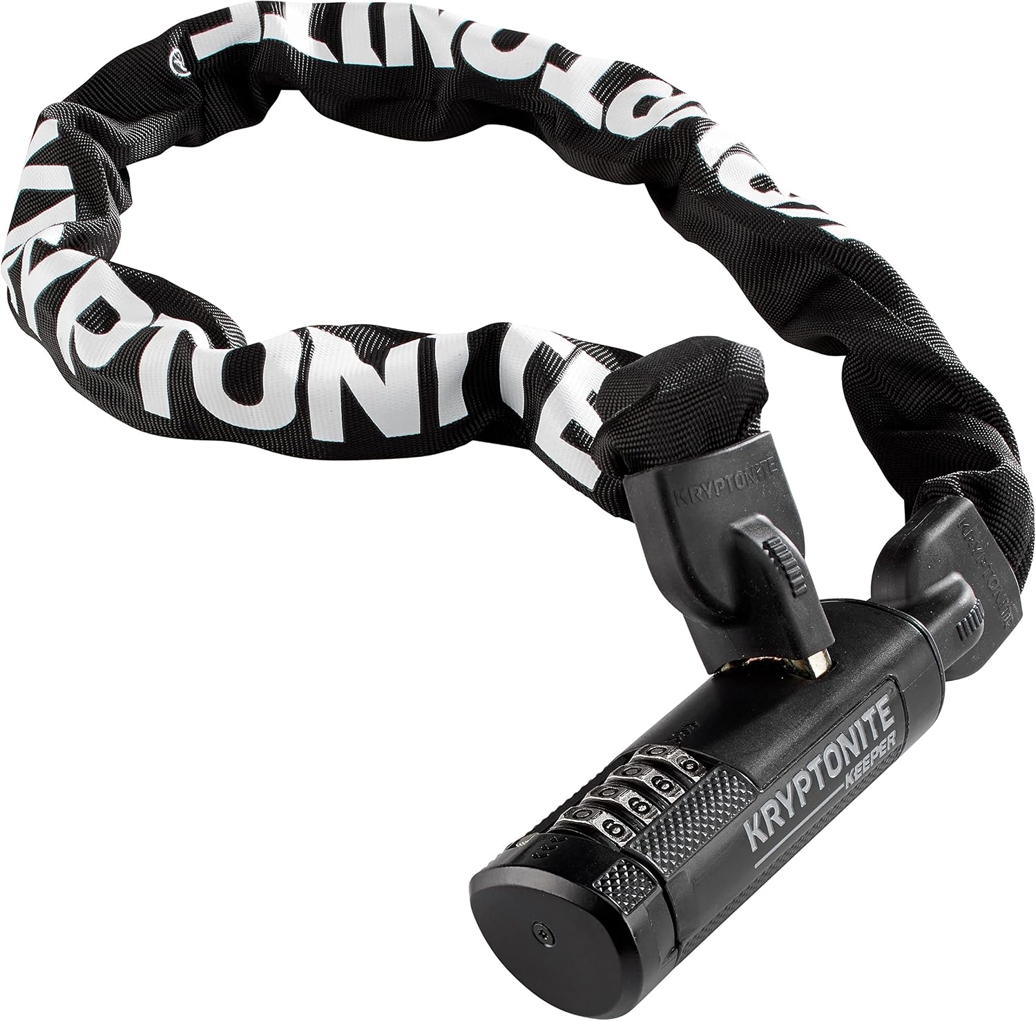 Kryptonite Keeper 790 Combo Bike Chain Lock, 3 Feet Long Heavy Duty Anti-Theft Sold Secure Gold Bicycle Chain Lock