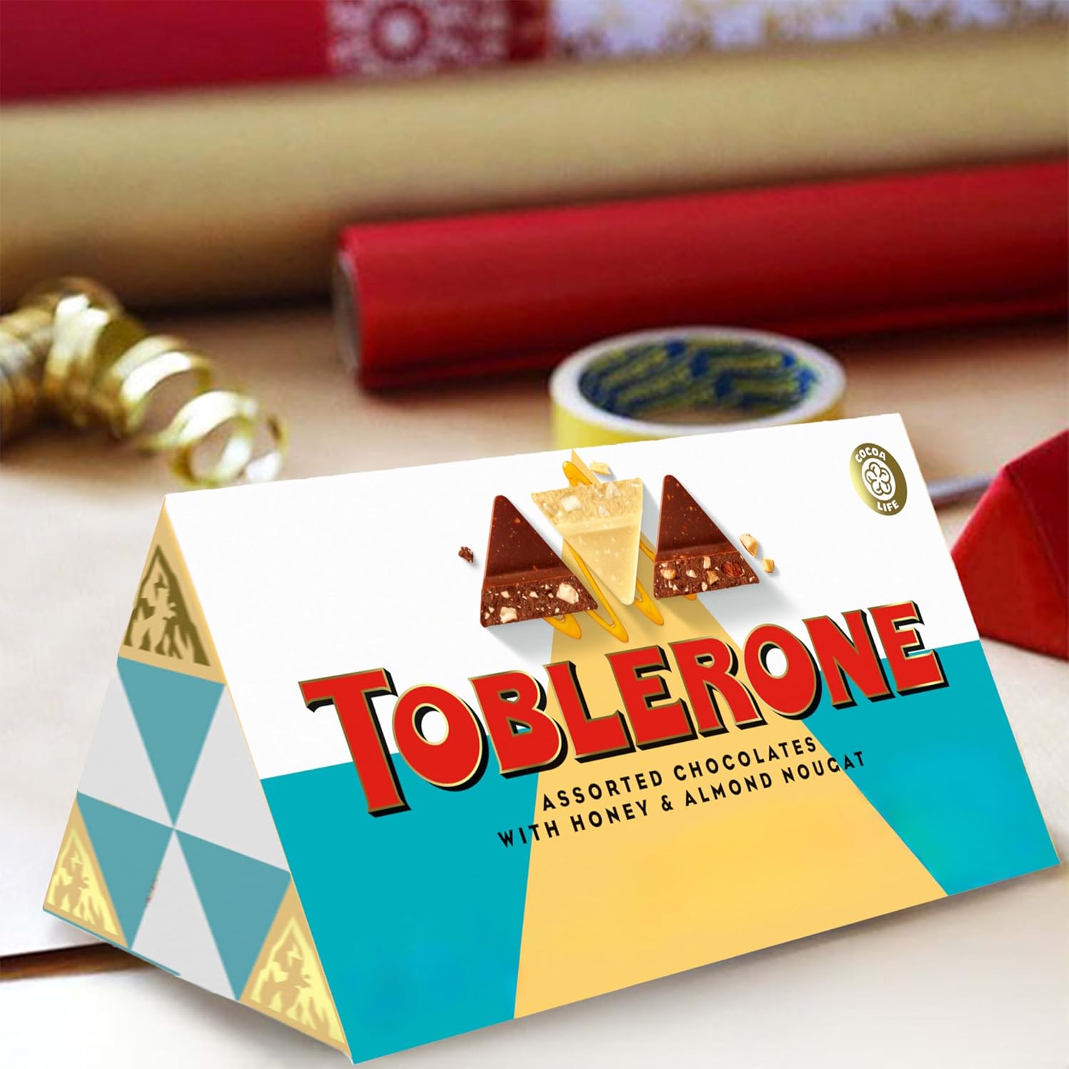 TOBLERONE Dark Chocolate Bar with Honey and Almond Nougat, 20 Bars | Bulk Chocolate