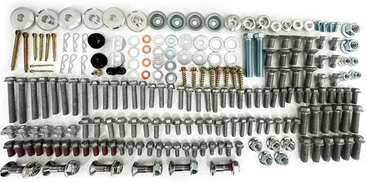 Pit Posse PP2709KTM KTM 210-Piece Metric Motorcycle Assortment Bolt Kit for KTM 690 SMC, KTM 660 SMC, KTM 625 SXC MXC, KTM 250SX F, KTM 450 EXC SX MXC