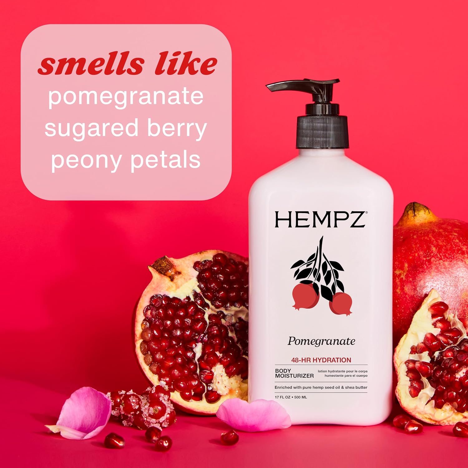 HEMPZ Body Lotion - Sweet Pineapple and Honey Melon - Daily Moisturizing Cream - 17oz