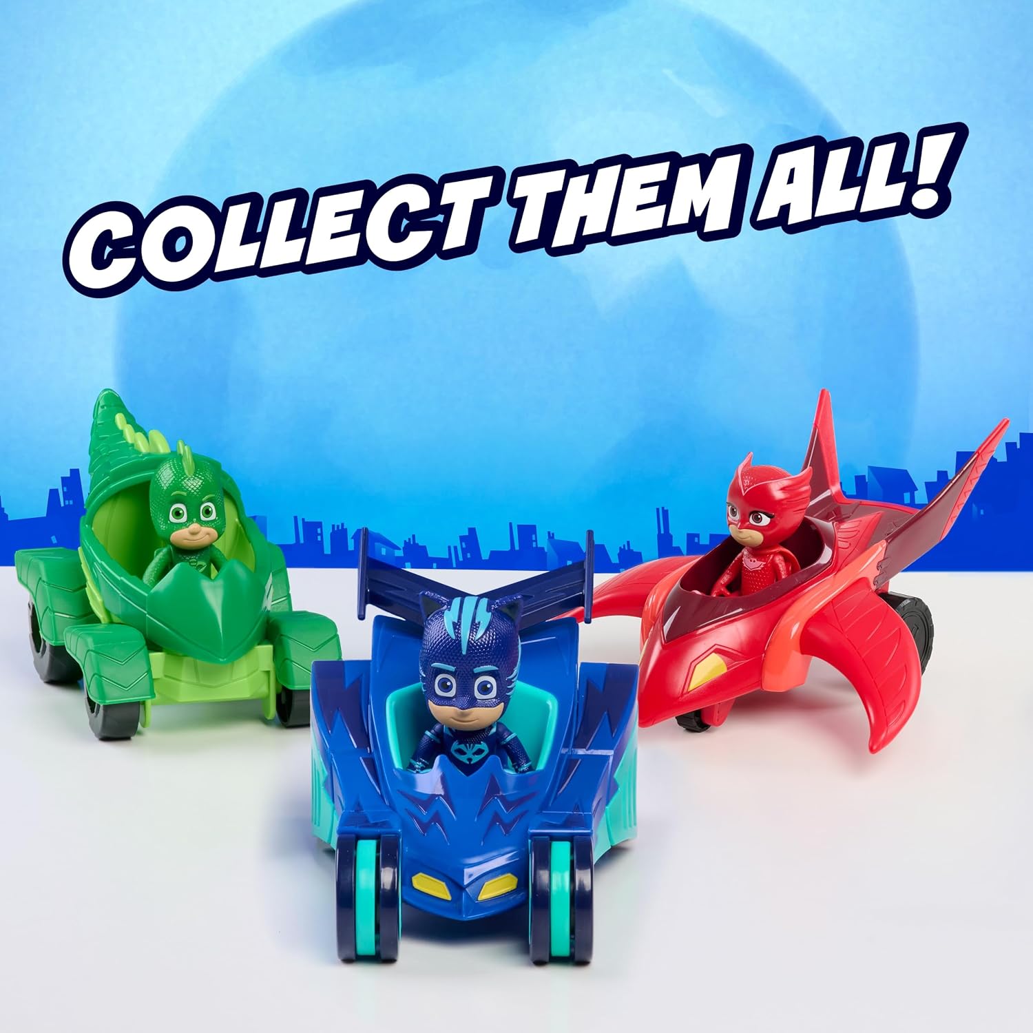 PJ Masks Catboy & Cat-Car Articulated Blue Action Figure and Vehicle Set