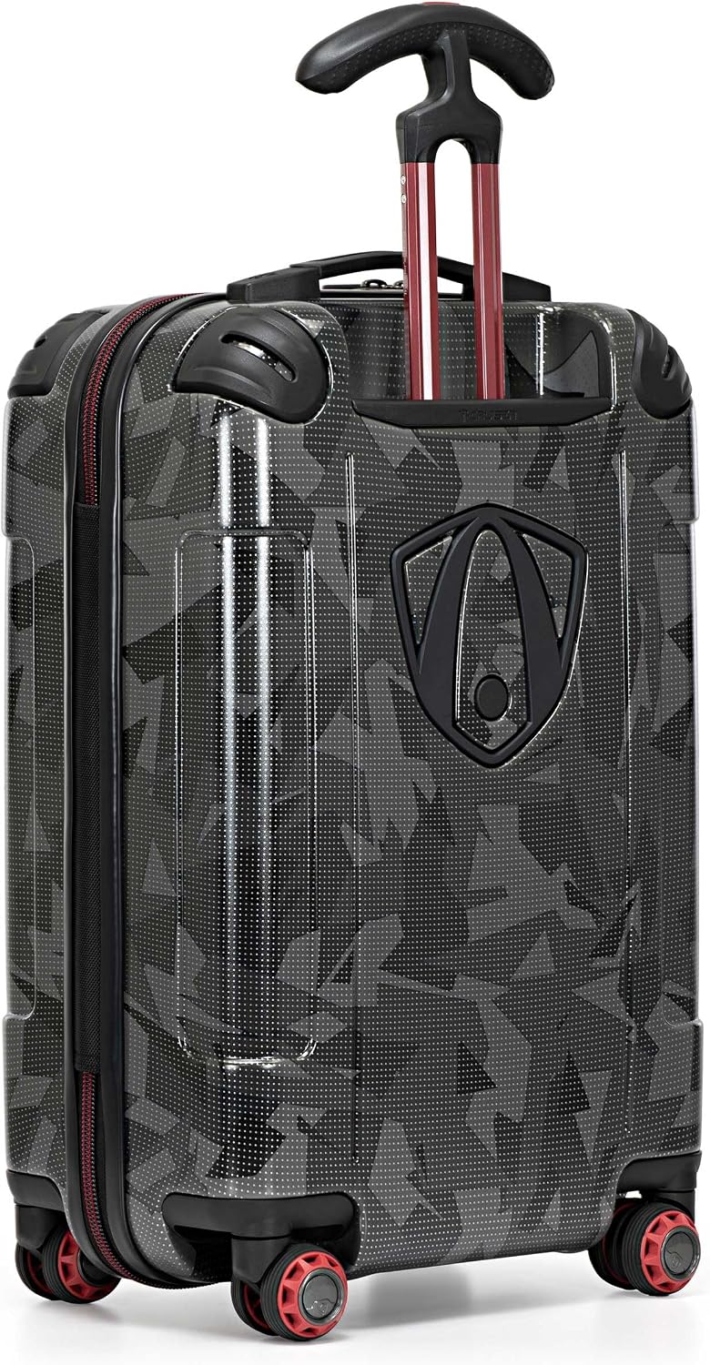 Traveler's Choice Maxporter II Polycarbonate Hardside Trunk with Spinner Wheels, Navy, 31-Inch Large Trunk