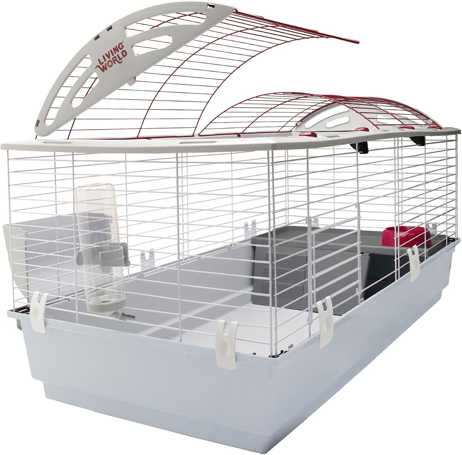 Living World - Deluxe Hybrid Habitat, X-Large | Rabbit, Guinea Pig, Chinchillas, and Small Animal Cage