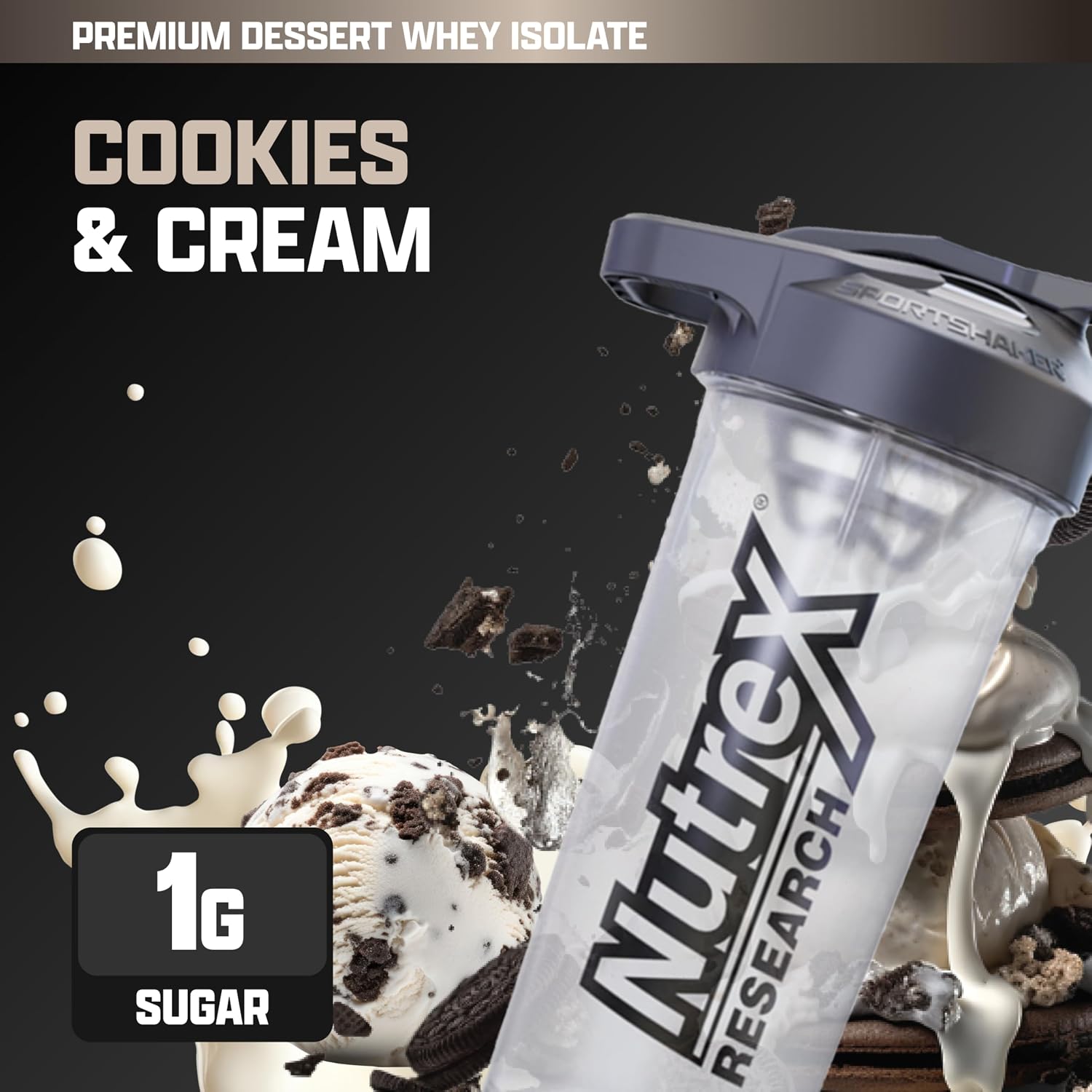 Nutrex Research IsoFit Chocolate Whey Isolate Protein Powder 100% Whey Protein Isolate | Muscle Recovery, Naturally High EAAs | Fast Absorbing, Easy Digestion | (Chocolate Shake 2lbs 30 Servings)