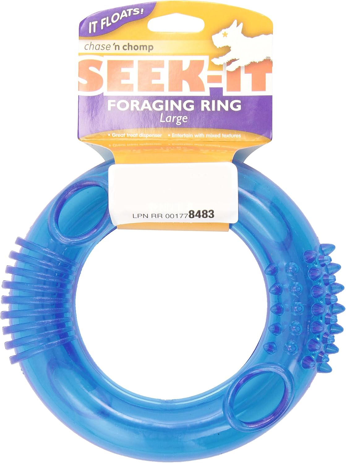 Chase 'N Chomp Foraging Ring for Pets, Small