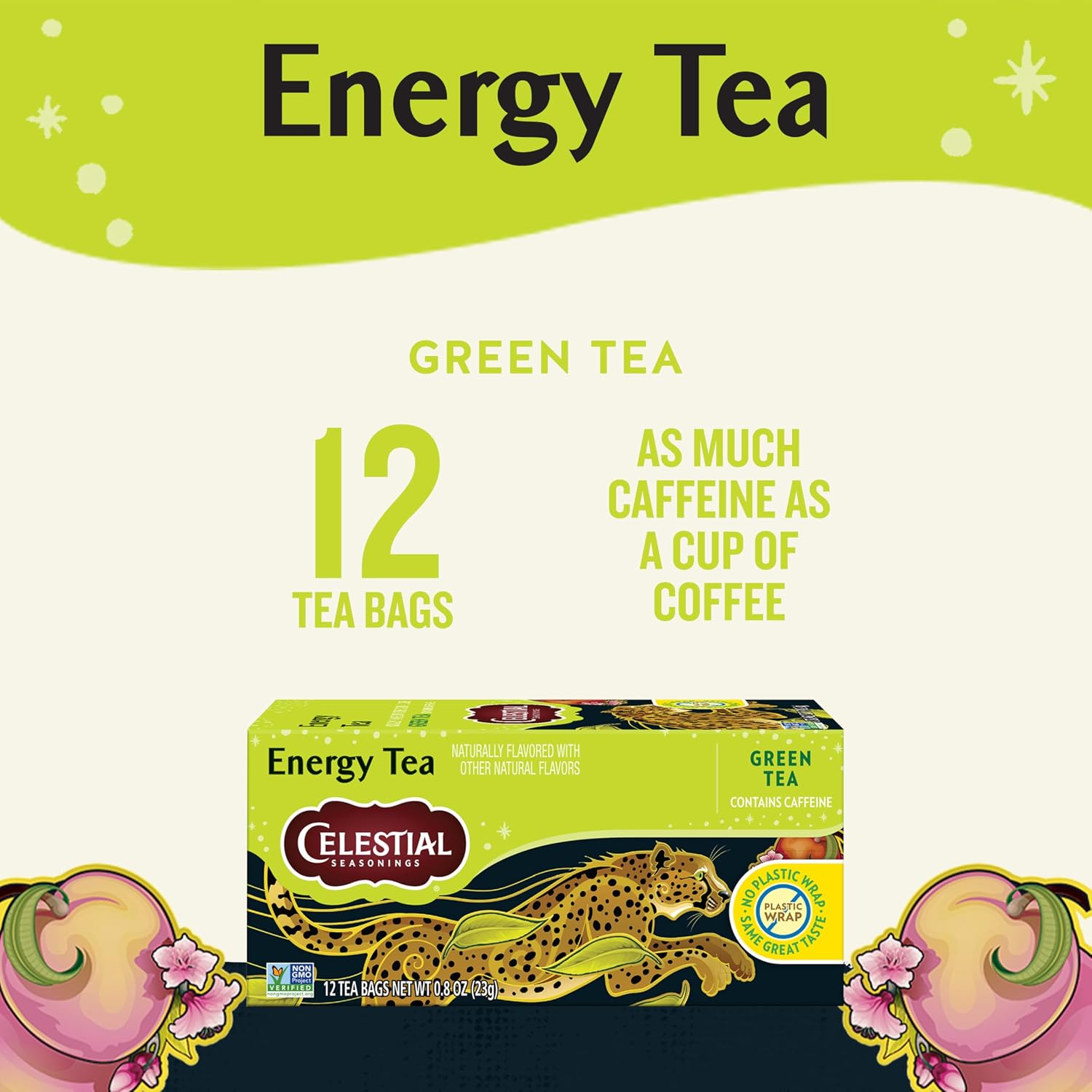 Celestial Seasonings Authentic Green Tea 40 Count