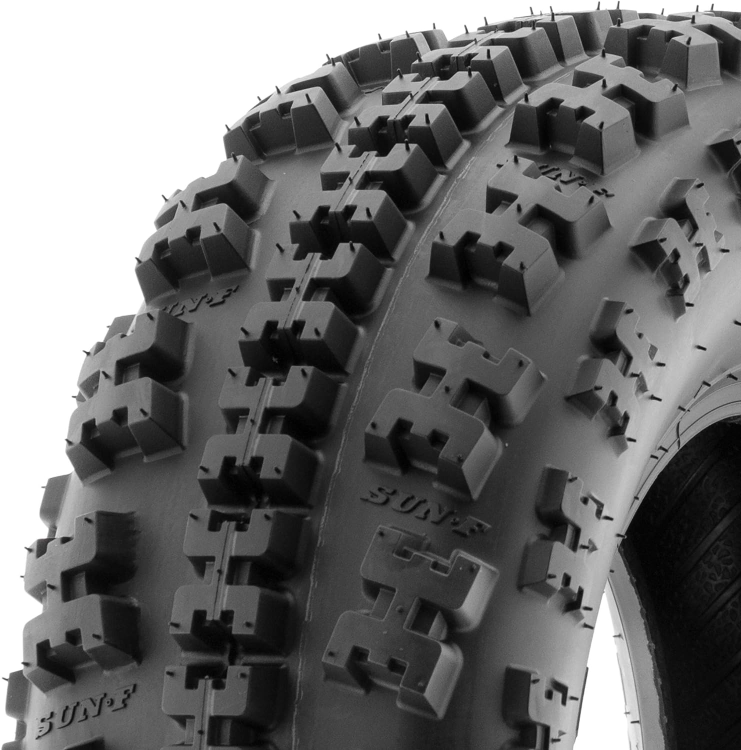 SunF XC ATV UTV Knobby Sport Tires 22x10-9,6 PR Tubeless A027, Set of 2