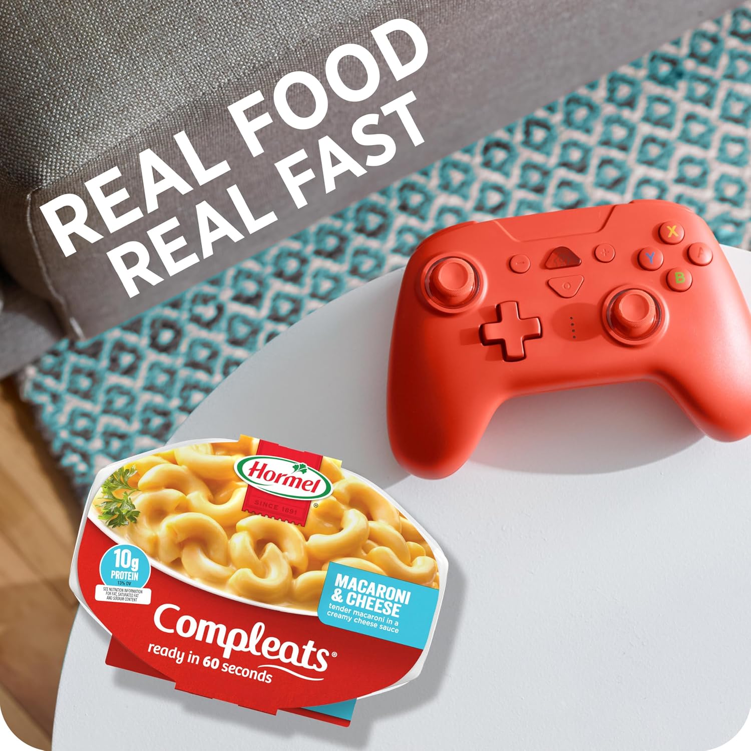 HORMEL COMPLEATS Chicken Alfredo Microwave Tray, 10 oz. (6 Pack)