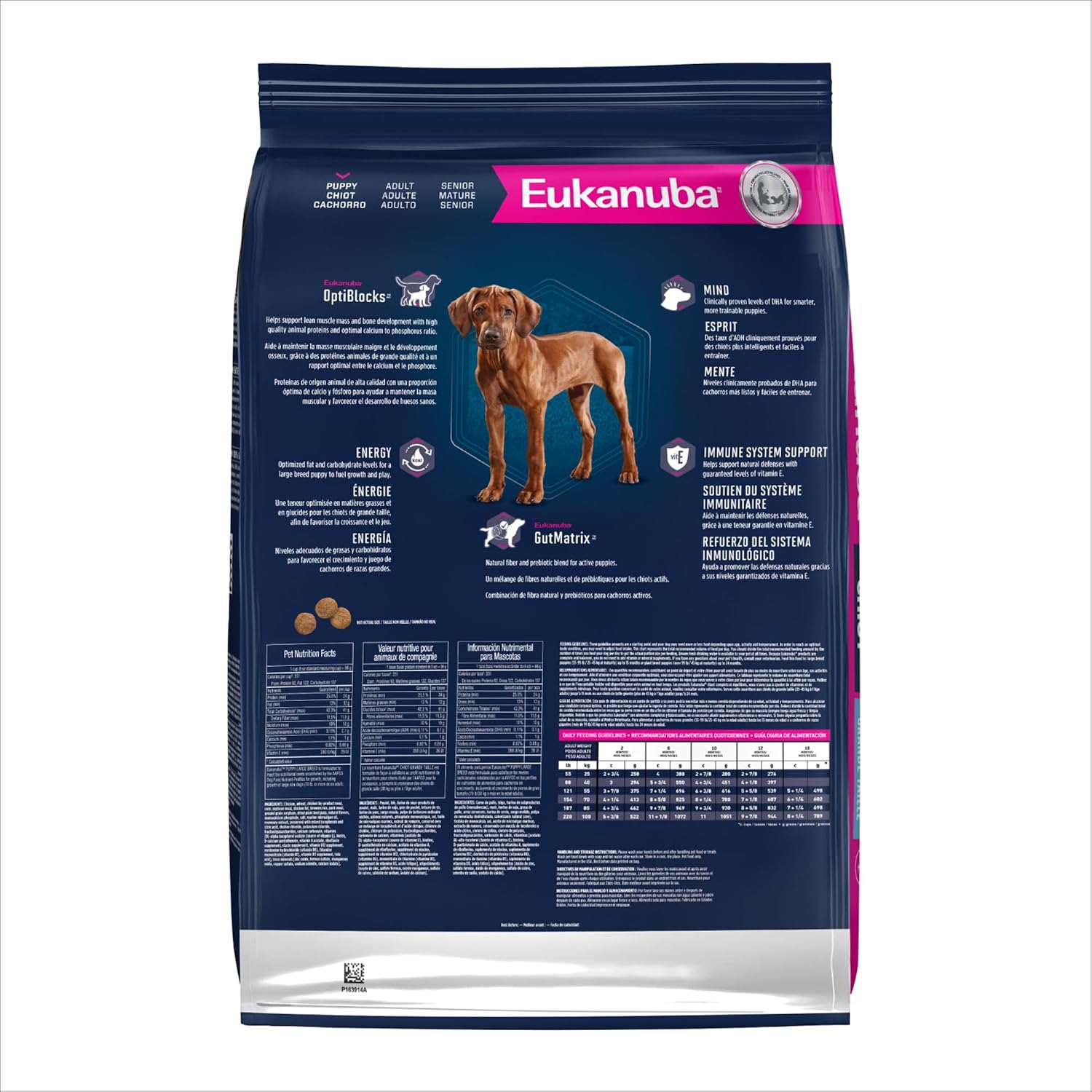 Eukanuba Puppy Large Breed Dry Dog Food, 4.5 lb Bag.