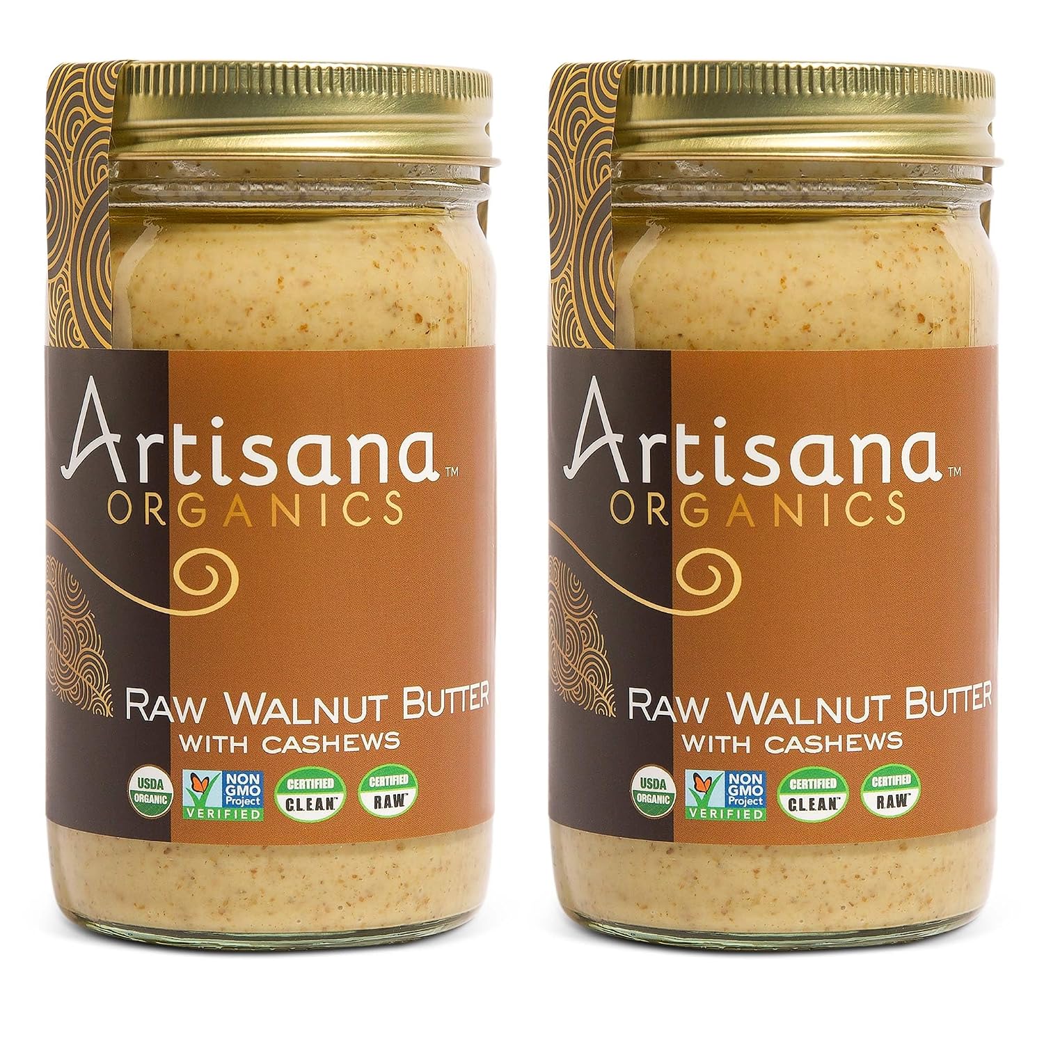 Artisana Organics Raw Tahini Sesame Seed Butter - Just One Ingredient, Unroasted, Vegan, Paleo and Keto Friendly, Non-GMO, 14oz Jar