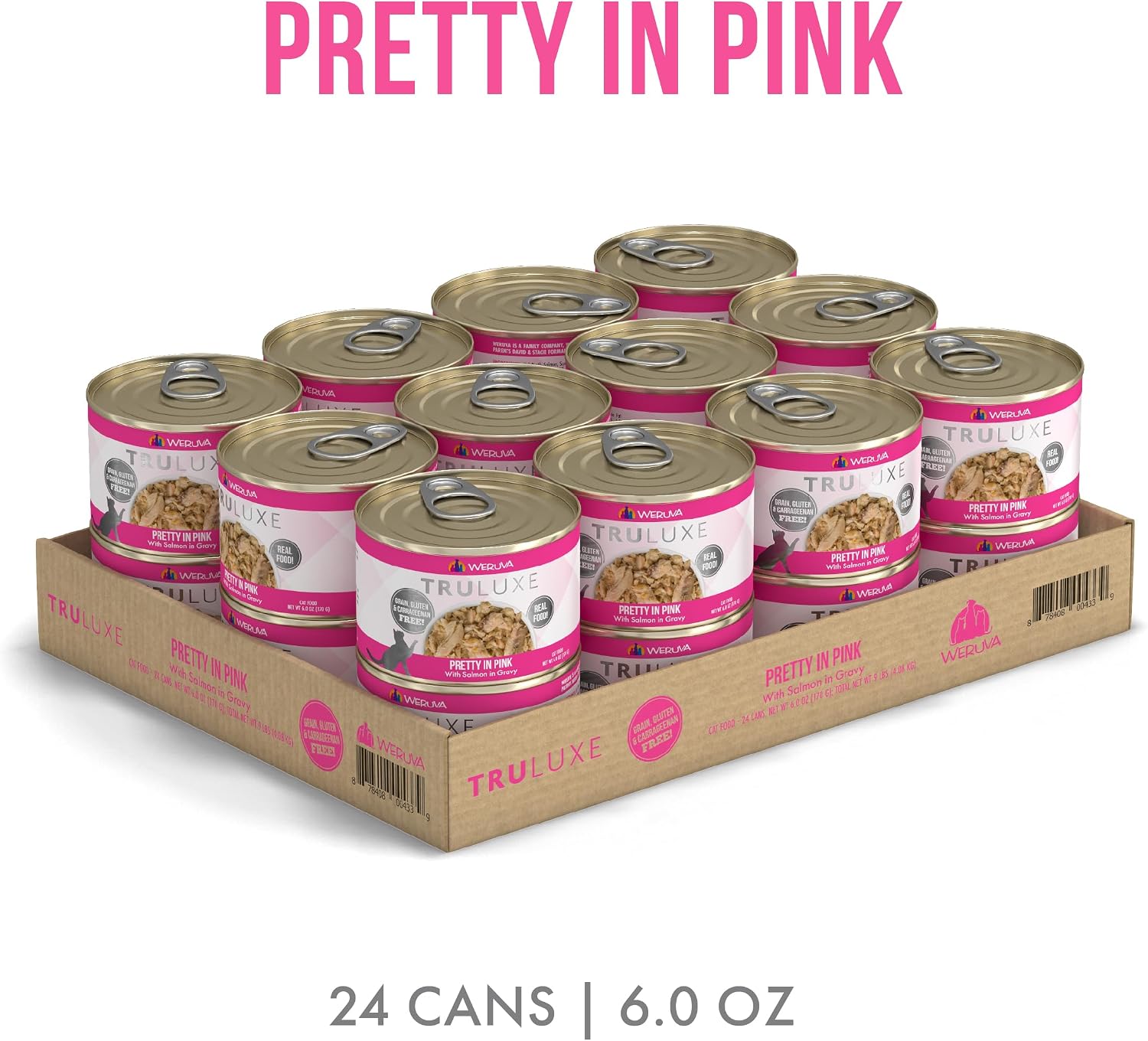 Weruva TruLuxe Cat Food, Peking Ducken with Chicken Breast & Duck Breast in Gravy, 3oz Can (Pack of 24)
