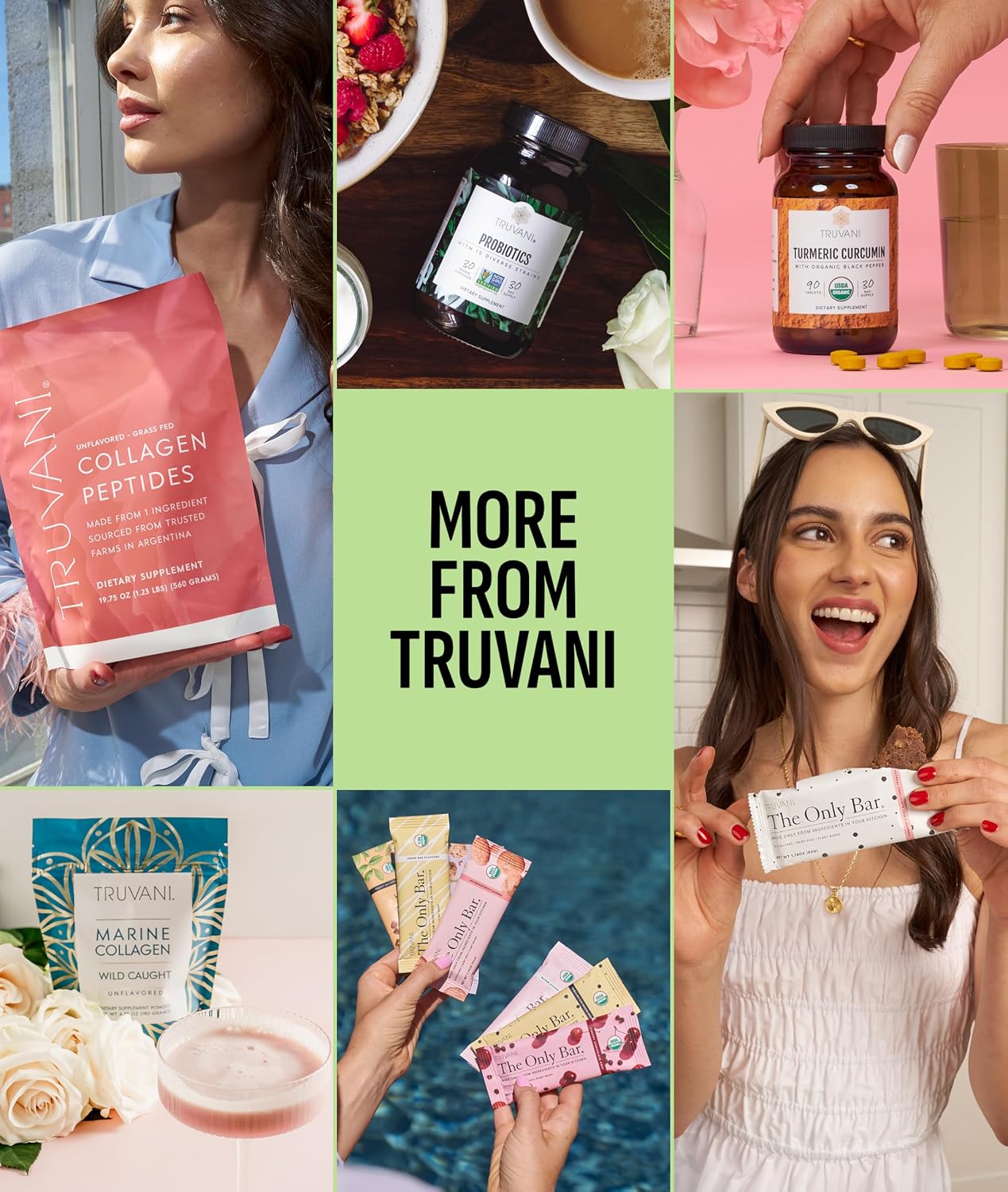 Truvani Organic Plant Based Protein Powder | Chocolate Peanut Butter