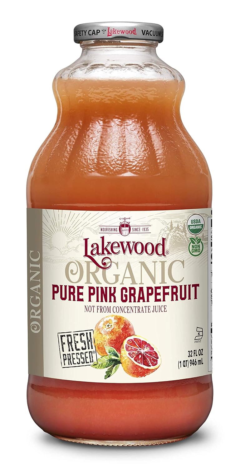 Lakewood Organic Pure Cranberry, Fresh Pressed, 32 Fl Oz (Pack of 6)