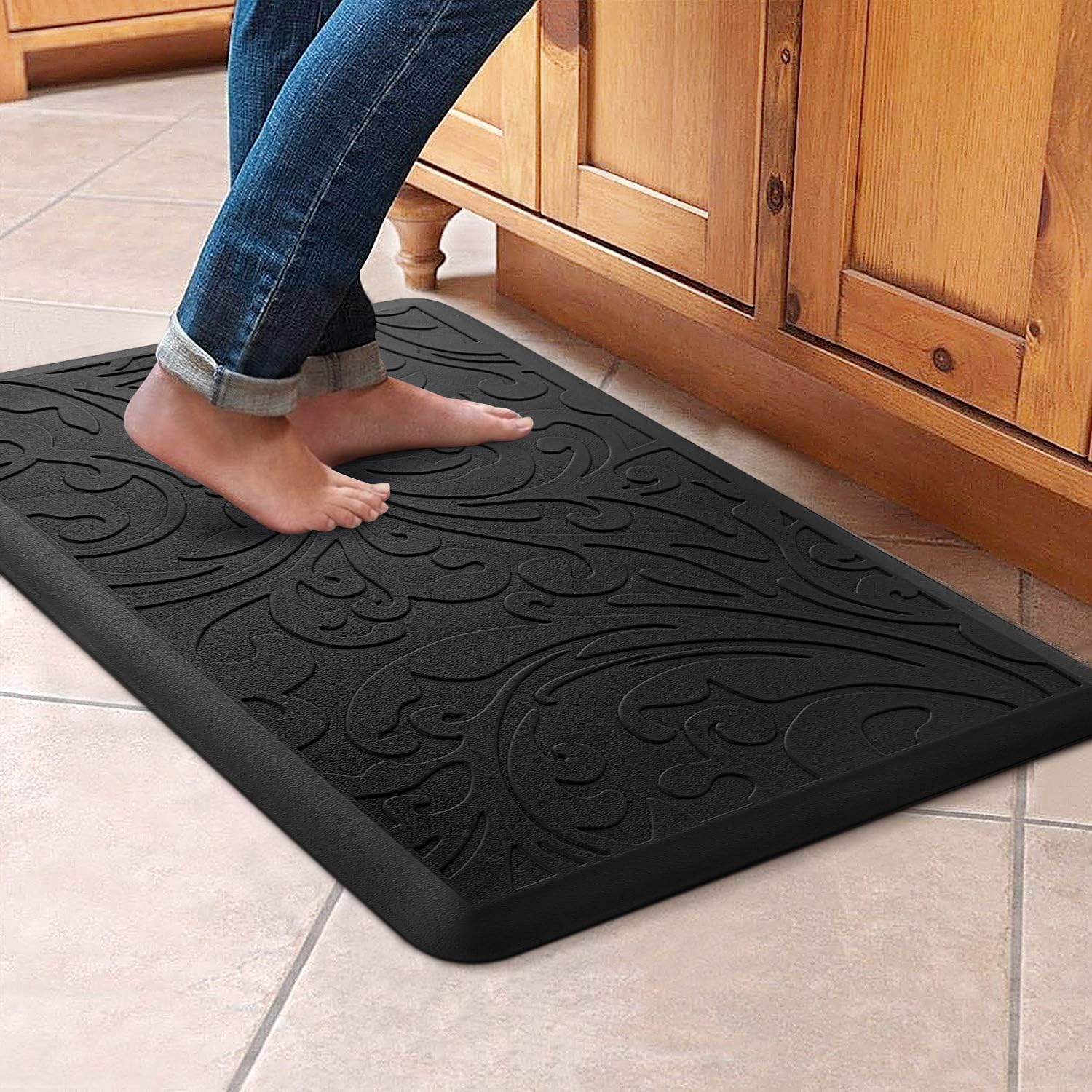 Kitchen Mat Cushioned Anti-Fatigue Comfort Standing Mat Rug for Home,Office