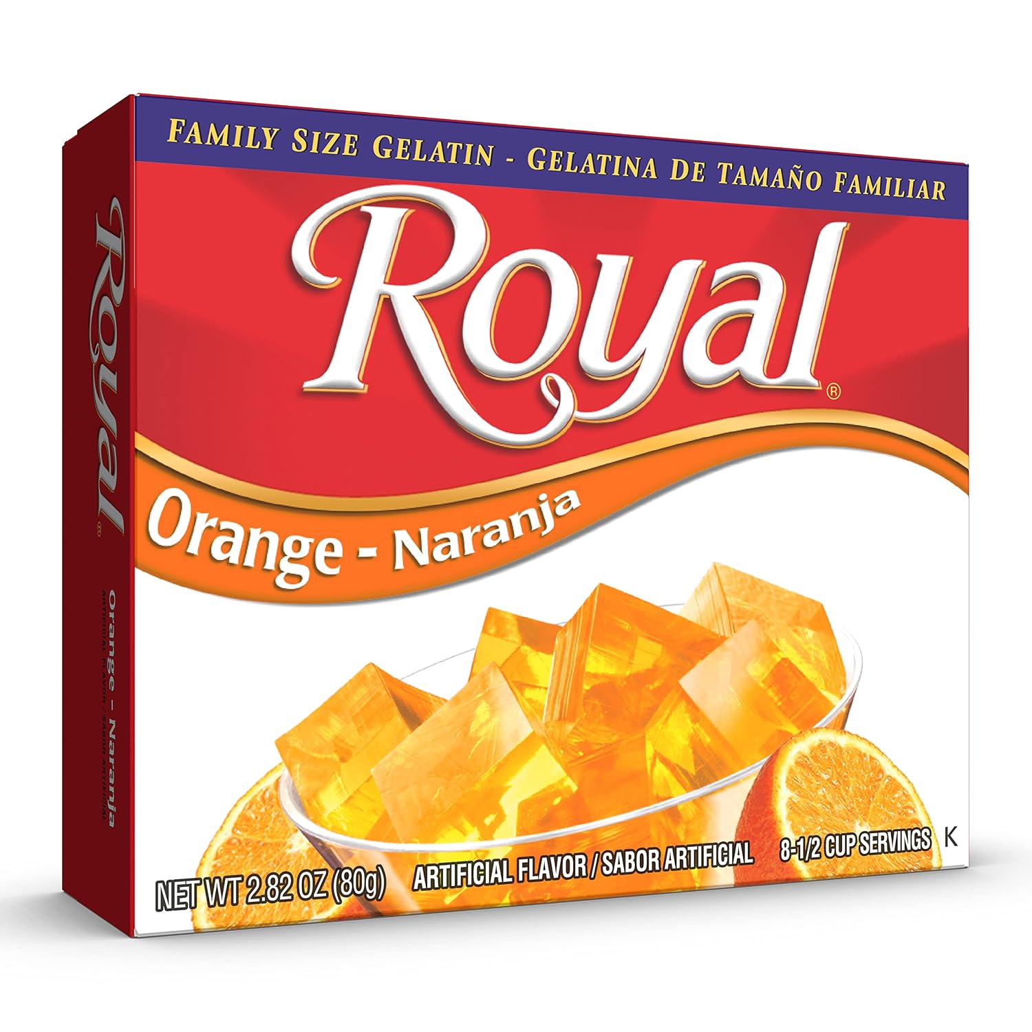 Royal Gelatin, Fat Free Dessert Mix, Lime (12 - 1.4 Ounce Boxes) (Pack of 12)
