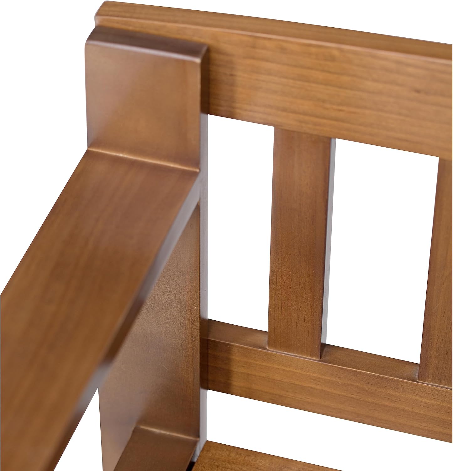 SIMPLIHOME Connaught 30" Wide Solid Wood Storage Bench in Chestnut Brown | Contemporary entryway bench with lift-up lid and hidden storage; mudroom, hallway, foyer, or shoe bench.