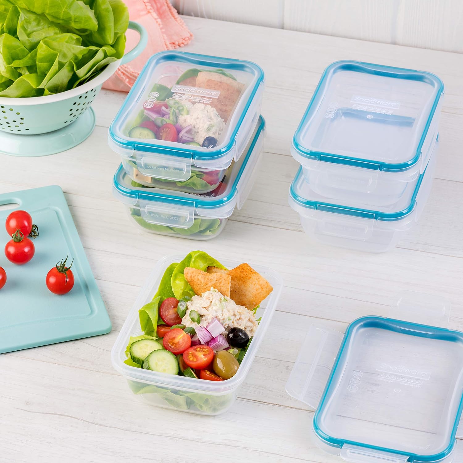 Snapware Plastic Total Solution (5-Pack, 3-Cup) Food Storage Containers Set