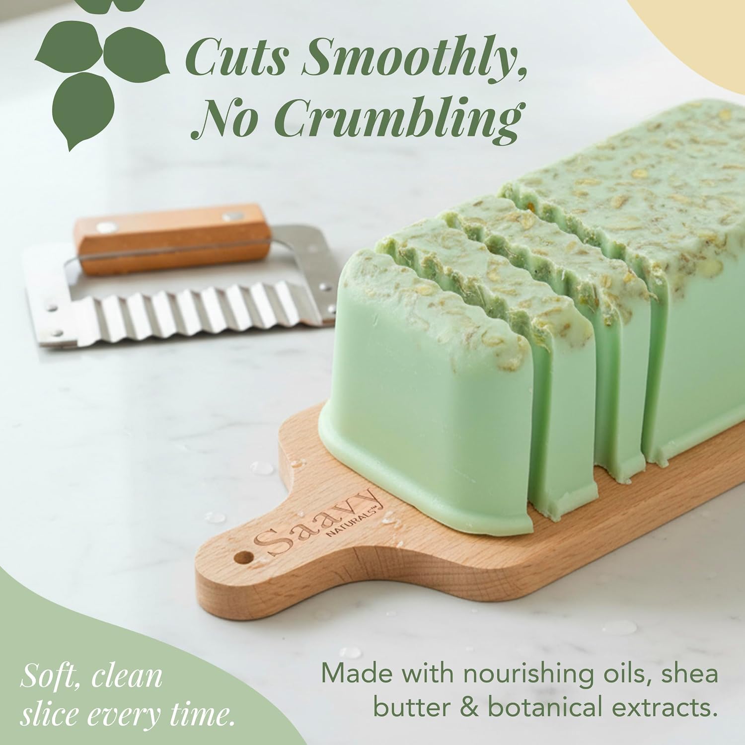 Saavy Naturals Hydrating & Purifying Mini Soap – Plant-Based, Nourishing & Moisturizing Bar Soap Gift Set for Men & Women – Mini Square Shaped Artisan Bar Soaps, 10 pack