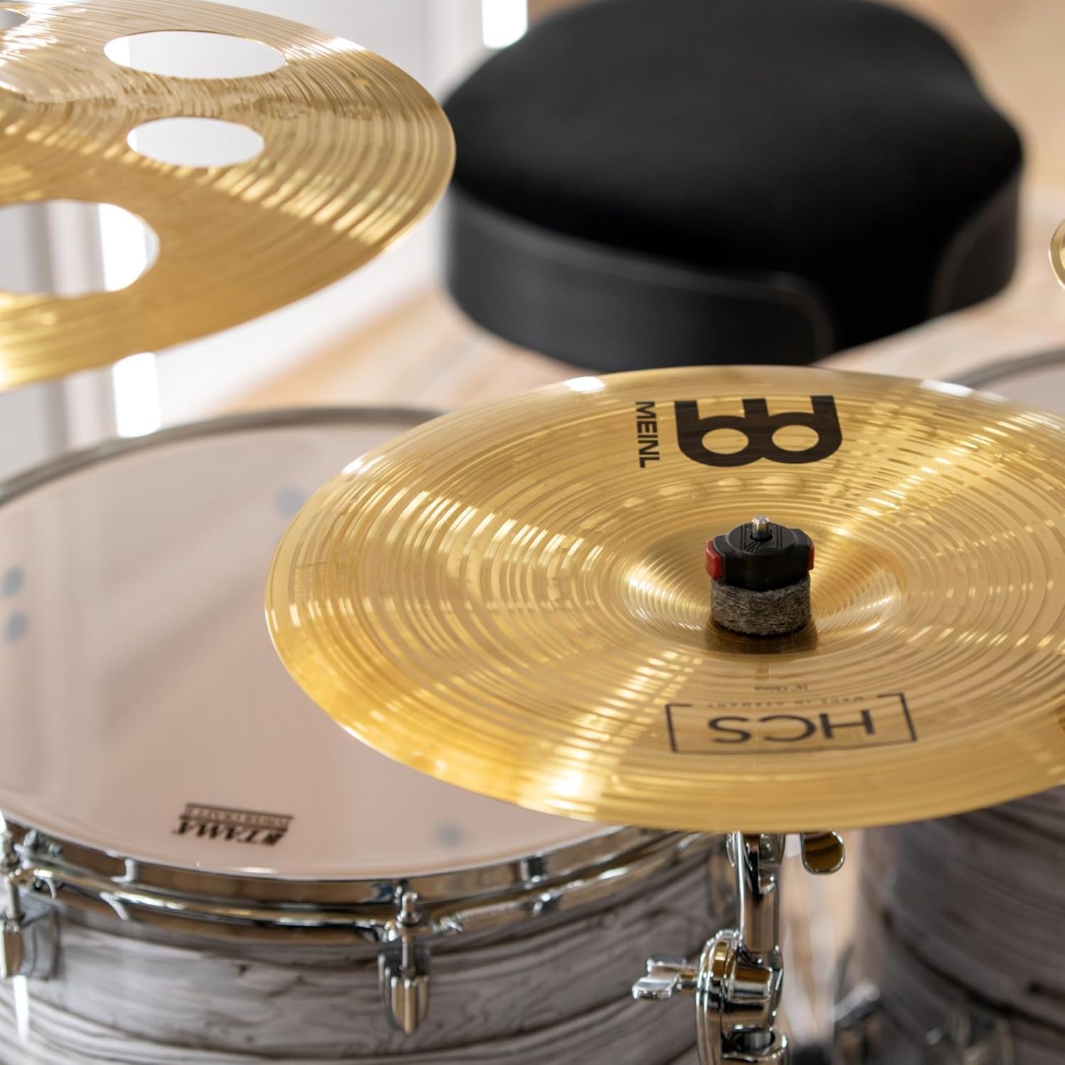 Meinl Cymbals HCS Box Set Cymbals for Drums — MADE IN GERMANY | Hihats, Ride, Crashes, Trash Crash, China, Splash, Bell — Durable Brass Alloy