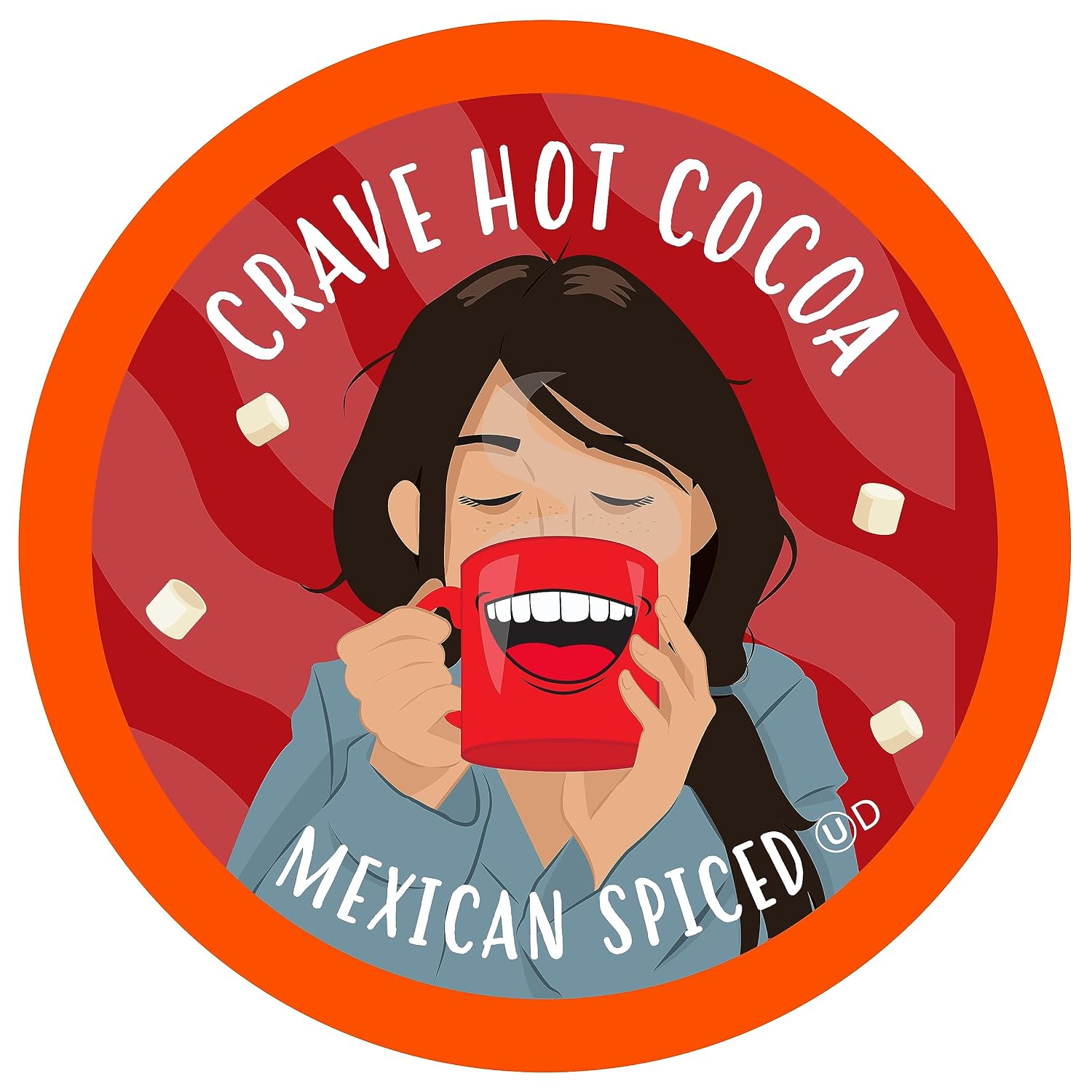 Crave Hot Chocolate Pods, Compatible with 2.0 K-Cup Brewers, Mint Chocolate, 40 Count