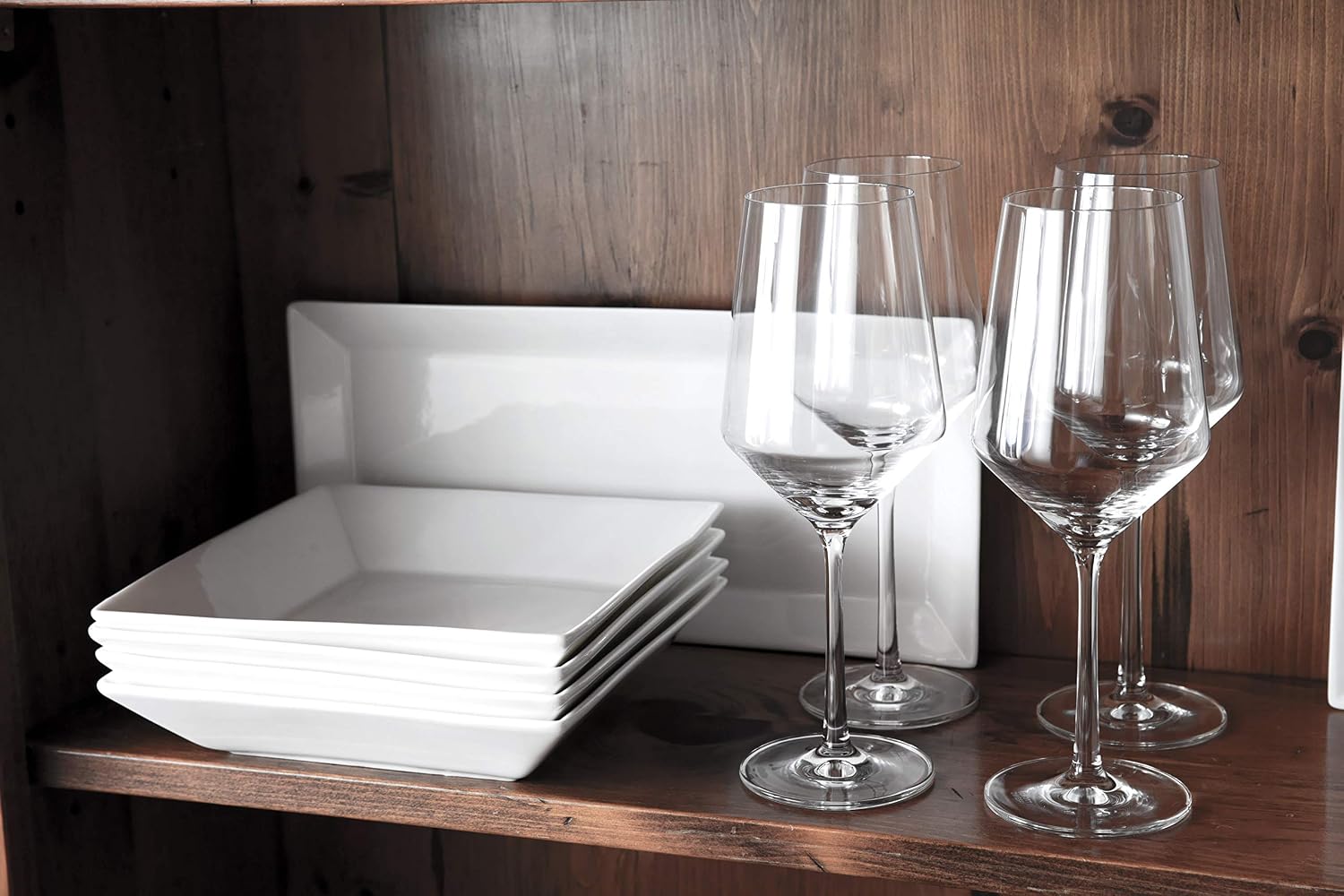 Zwiesel Glas Pure Burgundy Red Wine Glass (Set of 4), Graceful Burgundy Glasses for Red Wine, Dishwasher-Safe Tritan Crystal Glasses, Made in Germany (23 Ounce)