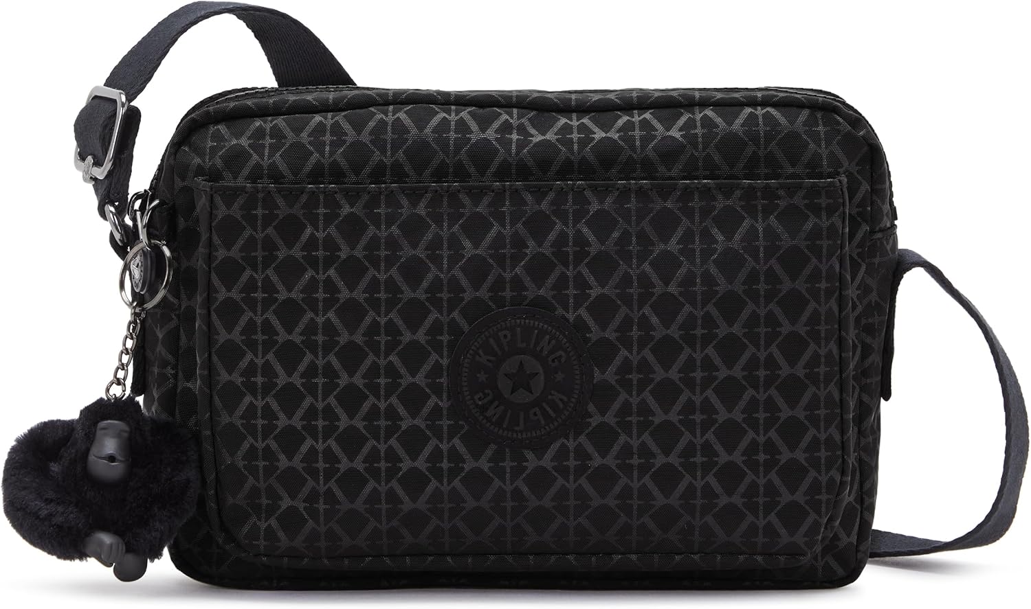 Kipling Women’s Abanu Medium Crossbody Bag, Lightweight, Adjustable Nylon Waist Pack with Multi-Compartment Zip Pockets
