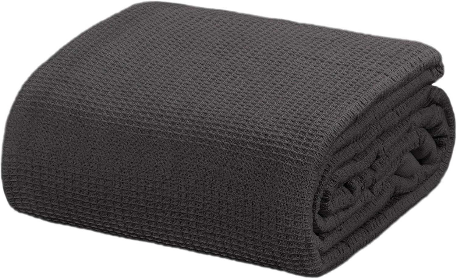 Crover All Season Waffle Premium Thermal Blanket Queen Size 90"x90" Durable Soft Cozy Breathable Weave Design 100% Cotton, Orchid Pink