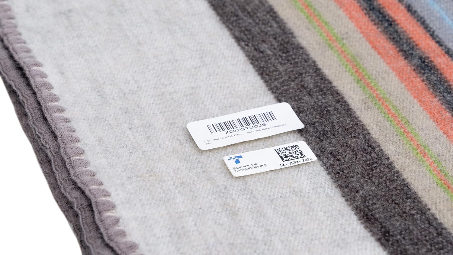 QISU Alpaca Wool Blanket Throw | Large, Beautiful, Warm, Variegated | 85 x 65 inches | Ultra-Soft, Hypoallergenic and Breathable | Non-Itchy or Scratchy Fabric (Green Variegated)