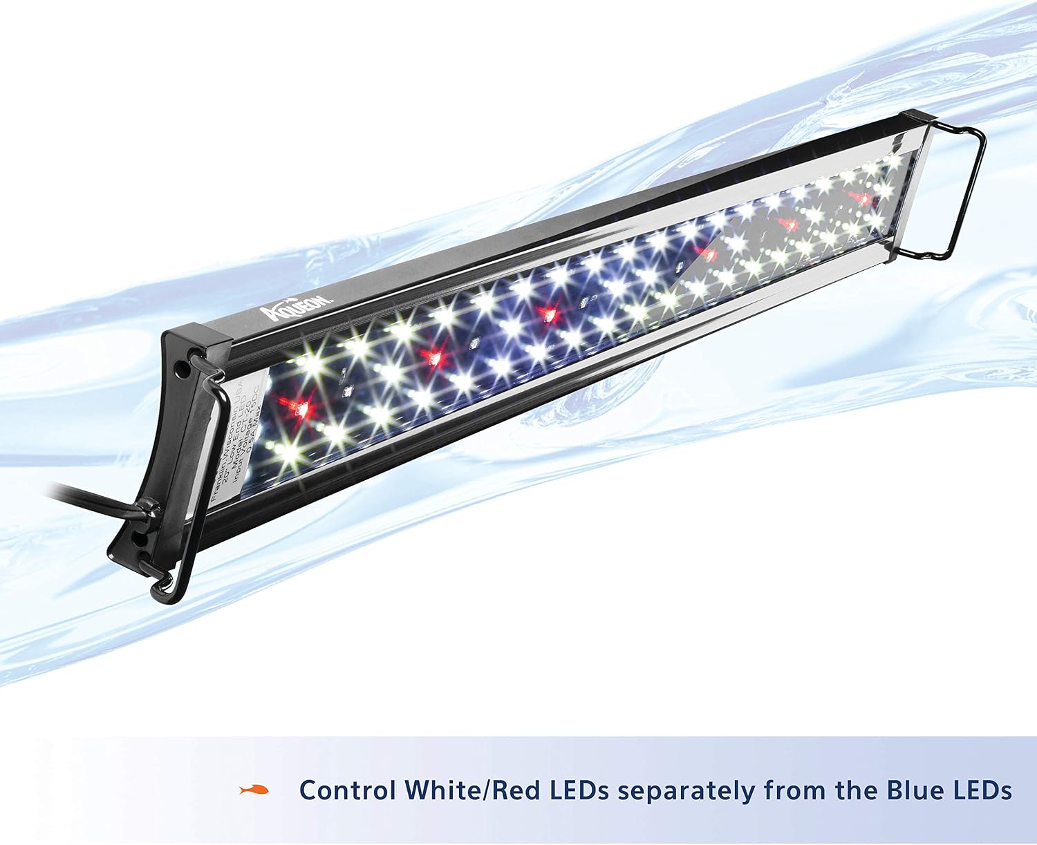 Aqueon LED OptiBright Fish Tank Aquarium Light Fixture, 48-54 Inch