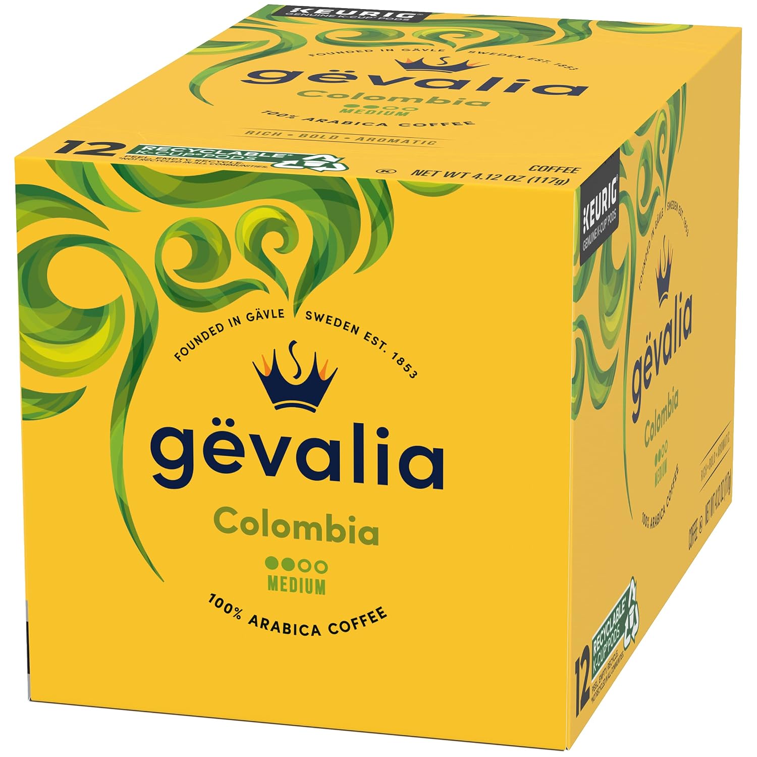Gevalia K-Cup® Coffee Pods, 84 ct Box, Colombia, 84 ct Box