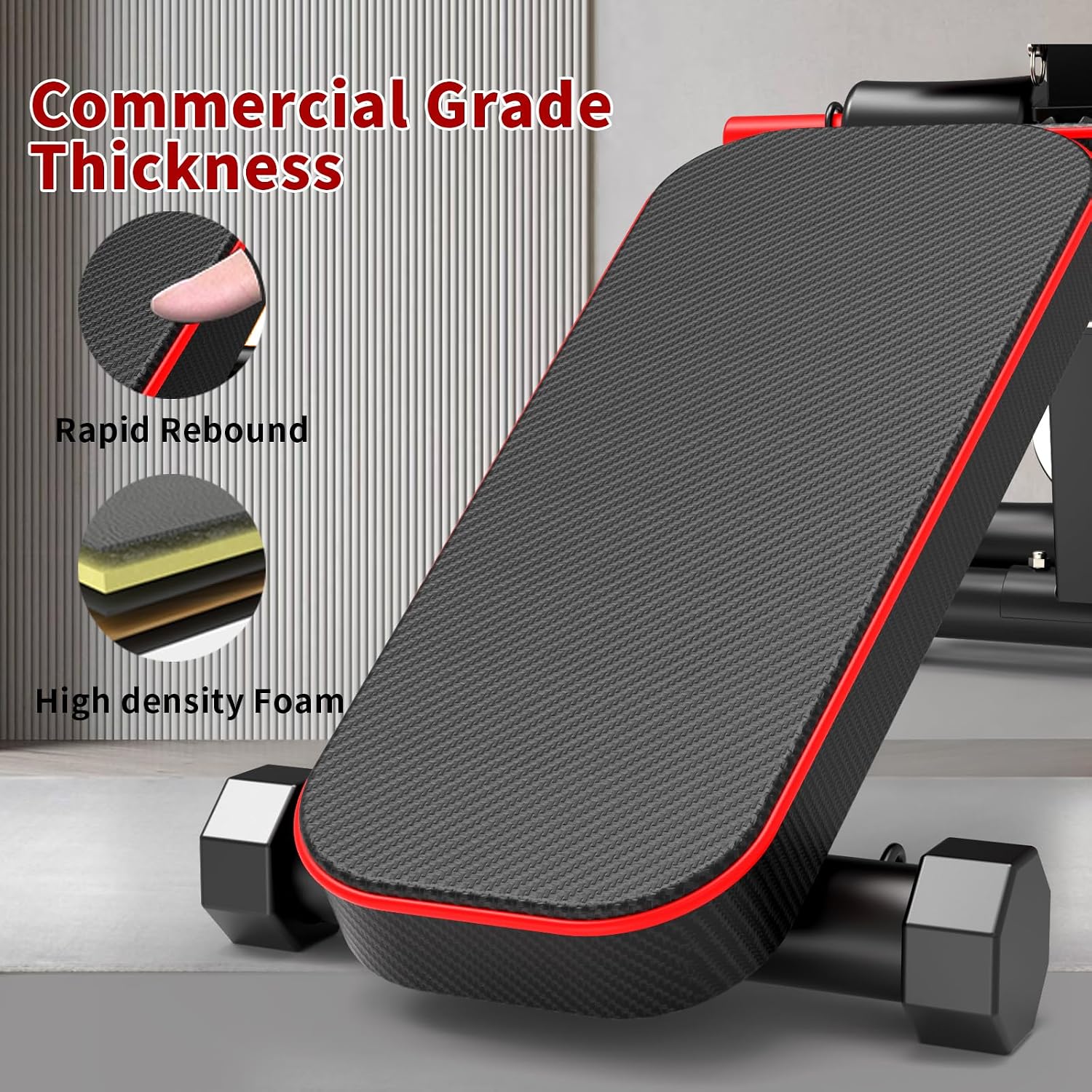 K KiNGKANG Adjustable Weight Bench for Home Gym Full Body Strength Training