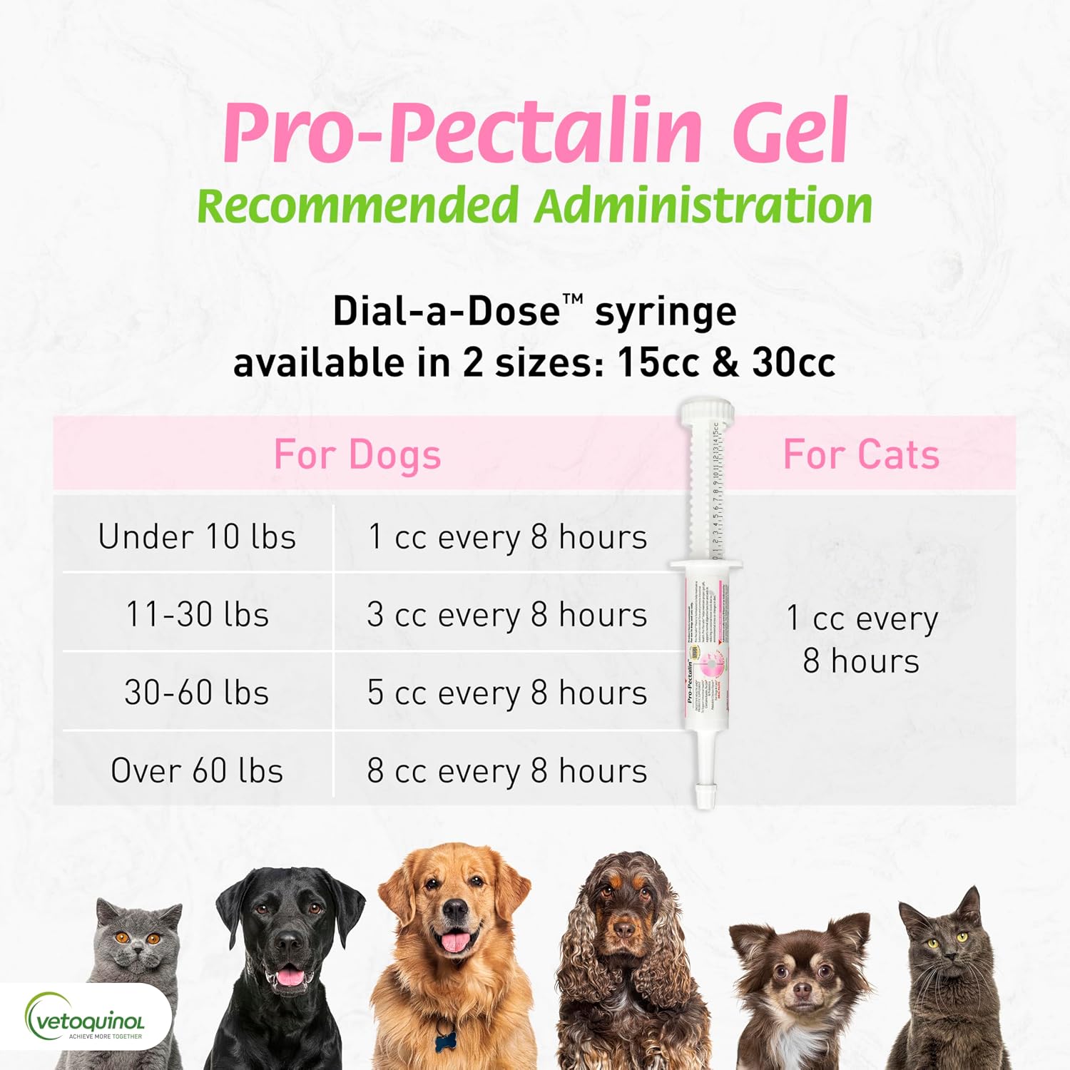 Vetoquinol Pro-Pectalin Oral Paste for Dogs & Cats – Chicken Flavor – Helps Reduce Occasional Loose Stool & Diarrhea, Balance Gut pH, Support Normal Digestion & Intestinal Flora - 30 cc