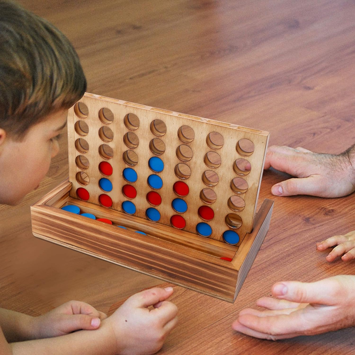 Glintoper Tic Tac Toe & 4 in a Row Tables Game Set
