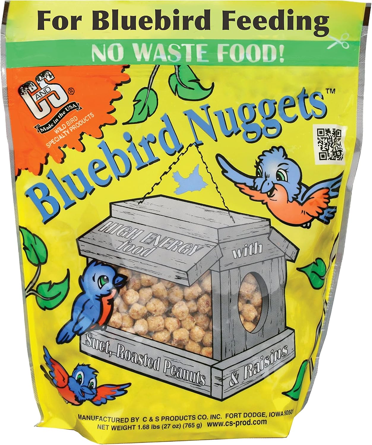 C&S No Melt and No Waste Bluebird Nuggets 27 Ounce, 6 Pack