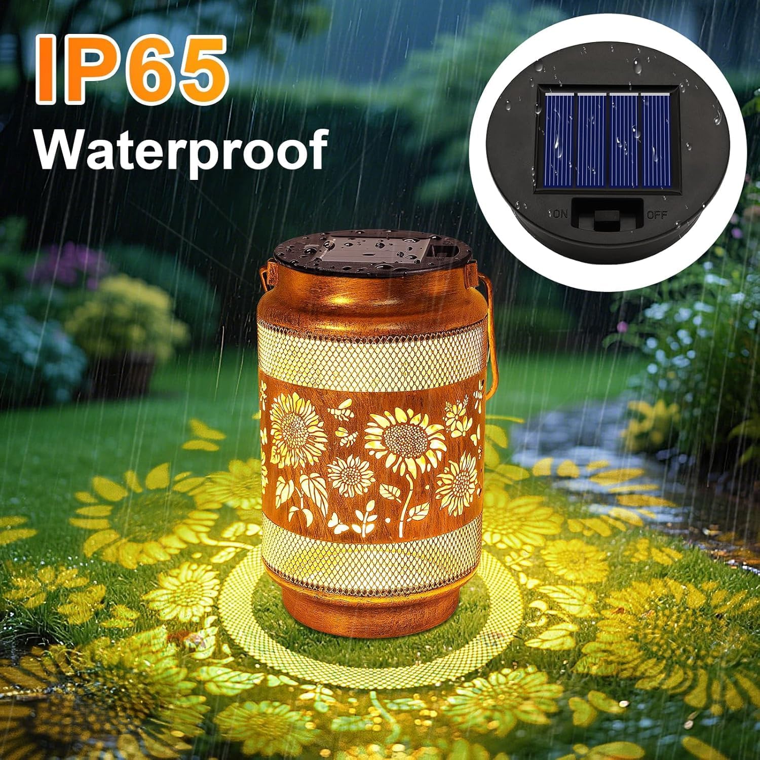 Solar Light Replacement Top Parts 4 Pack(Top Size 3.31 inch
