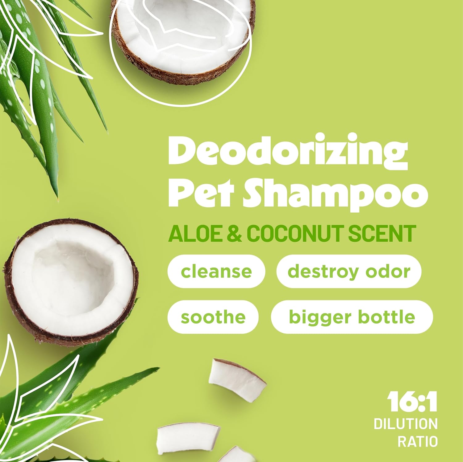 TropiClean Deodorizing Dog Shampoo, Berry & Coconut Scent, 2.5 Gallon