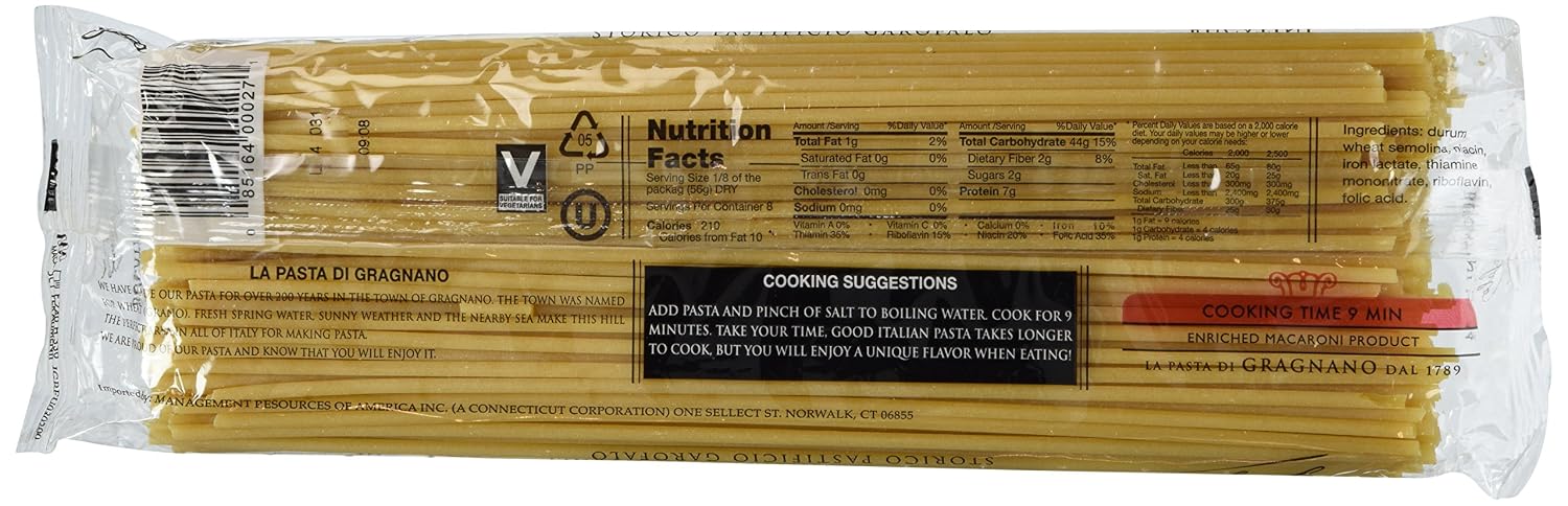 Garofalo – Premium Durum Wheat Semolina Bucatini Pasta, Italian Made, Bronze-Drawn, Al-Dente, One-Ingredient Pasta (2 pack)