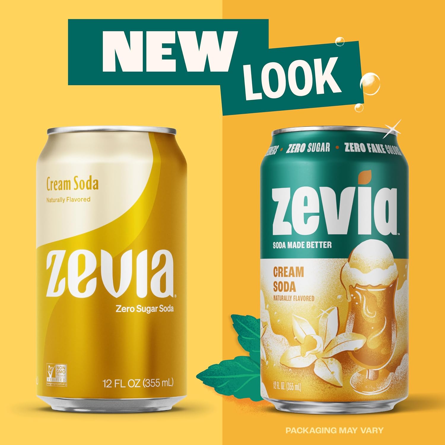 Zevia Zero Calorie Soda, Orange, 12 Ounce Cans (Pack of 6)