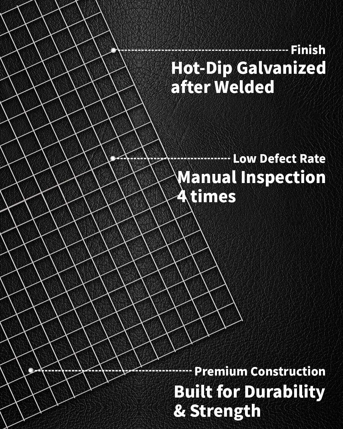 Hardware Cloth 1/2'' Chicken Wire Fencing 48'' x 100' 19-Gauge