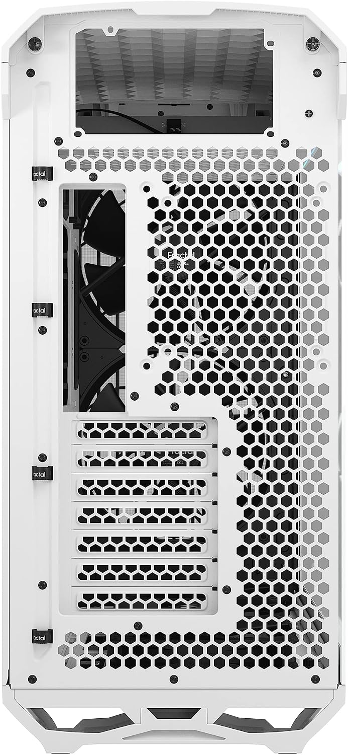 Fractal Design Torrent Black - Light Tint Tempered Glass Side Panel - Open Grille for Maximum air Intake - Two 180mm PWM and Three 140mm Fans