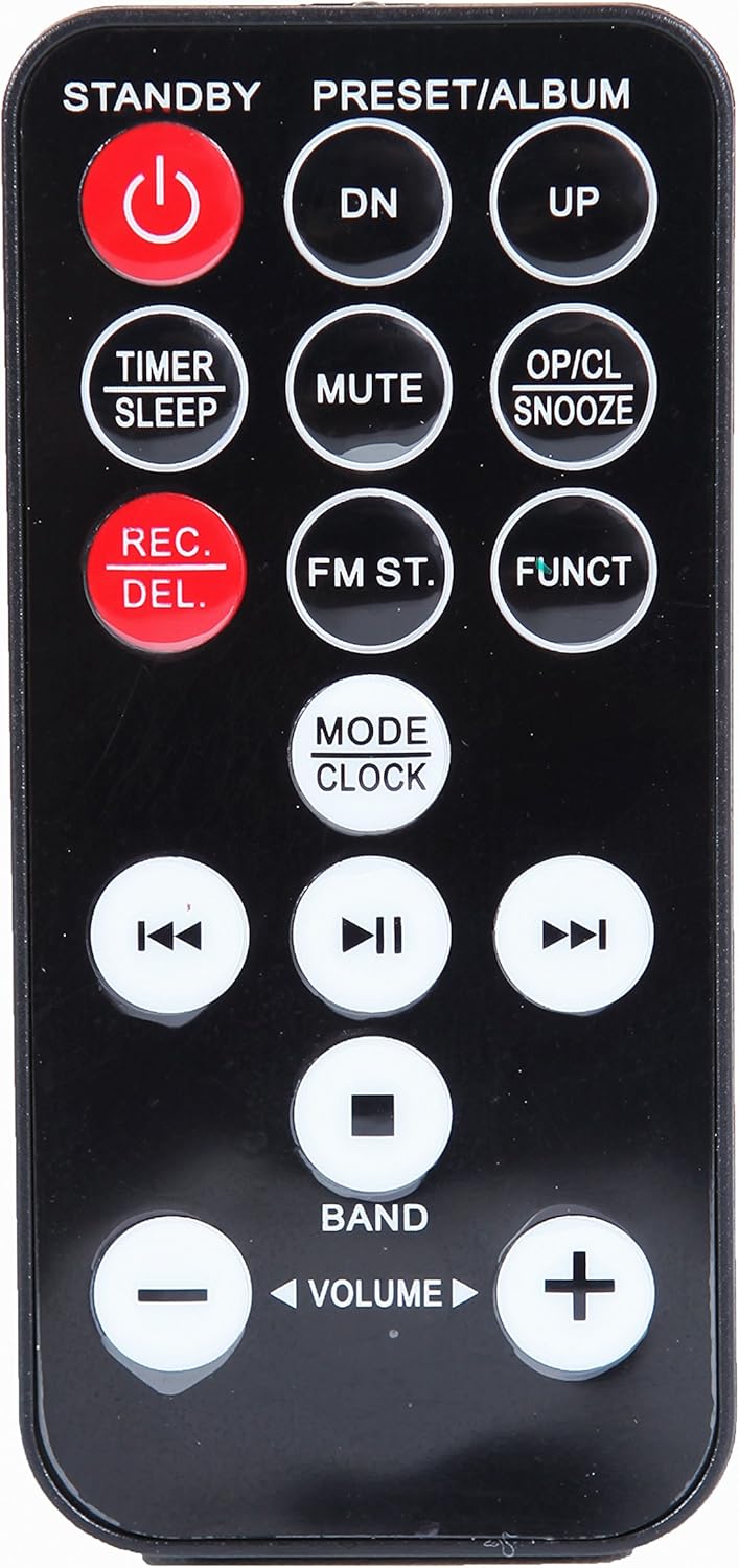 TechPlay Commander, Turntable w/Pitch Control, CD Player, Amplifier W/VU Meter, Bluetooth and USB Recording