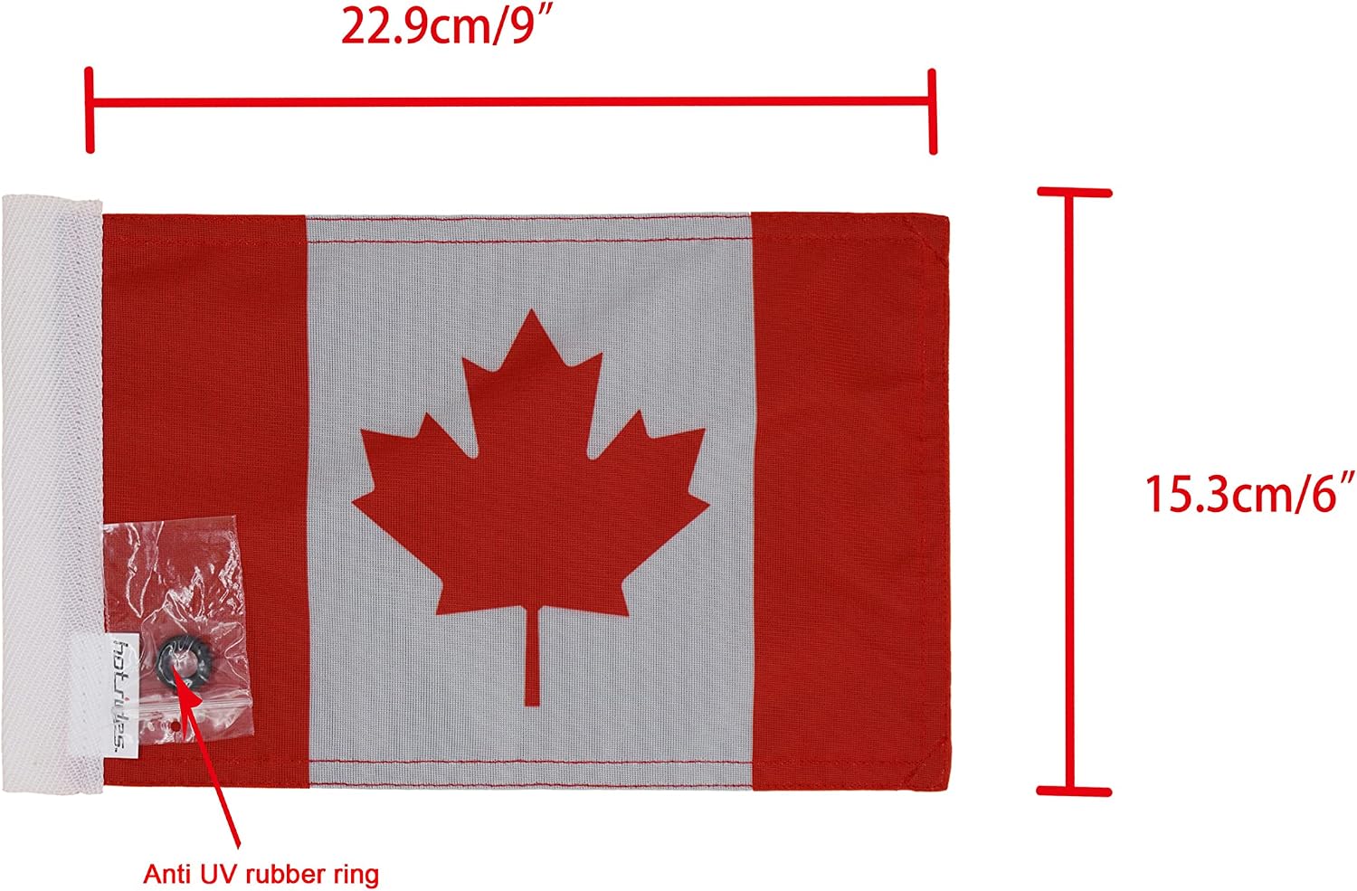Motorcycle Flag 6 x 9 Or 10 x 15 Inch (6"X9", USA)