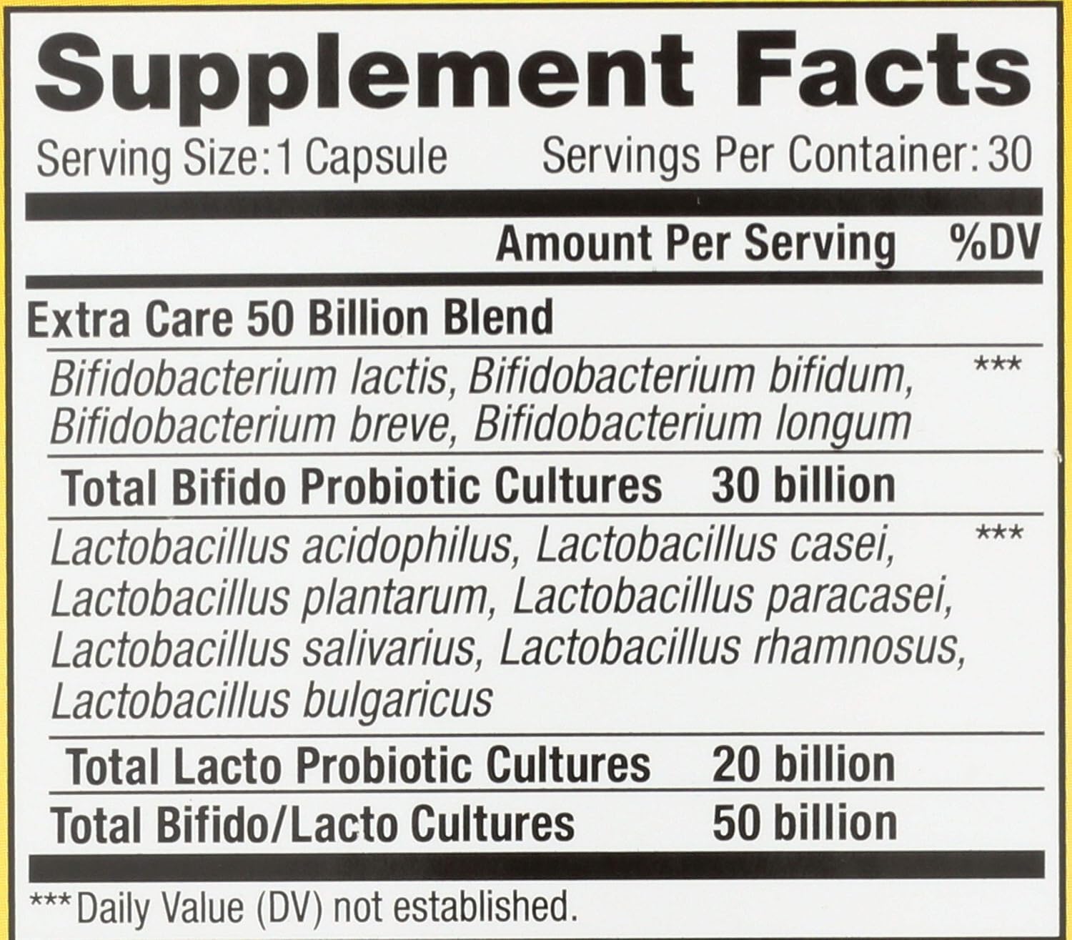 Renew Life Ultimate Flora Probiotic 80 Billion CFU | 31 Strains