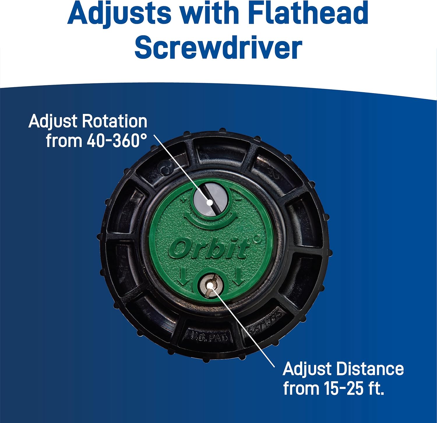 Orbit 55469 Saturn III Gear-Drive Rotor Water Sprinkler (2-Pack)