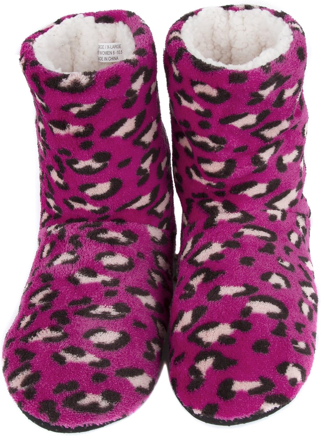 Leisureland Women's Fleece Lined Bootie Slippers