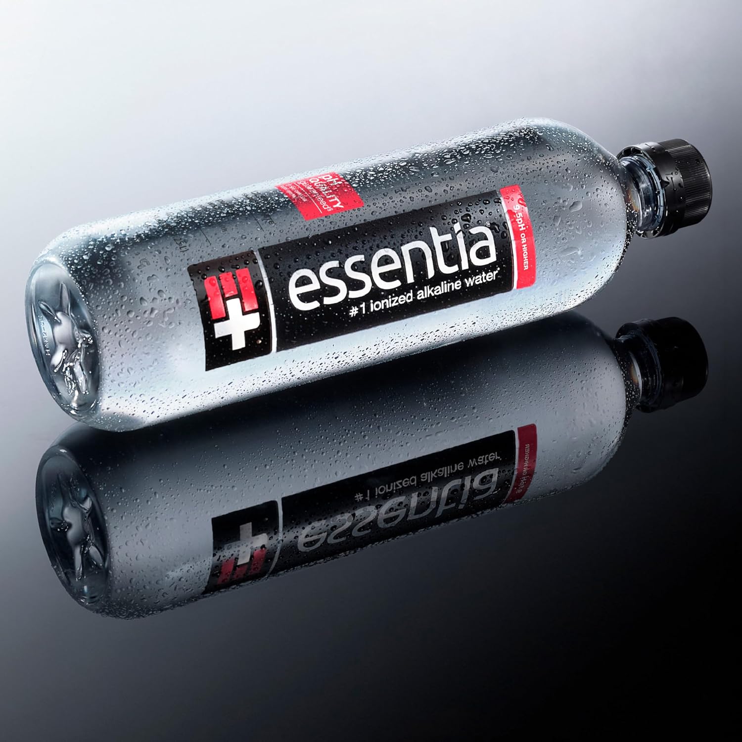 Essentia Water LLC, Ionized Alkaline Bottled Water; 99.9% Pure, Infused with Electrolytes, 9.5 pH or Higher a Clean, Smooth Taste, 20 Fl Oz (Pack of 24)