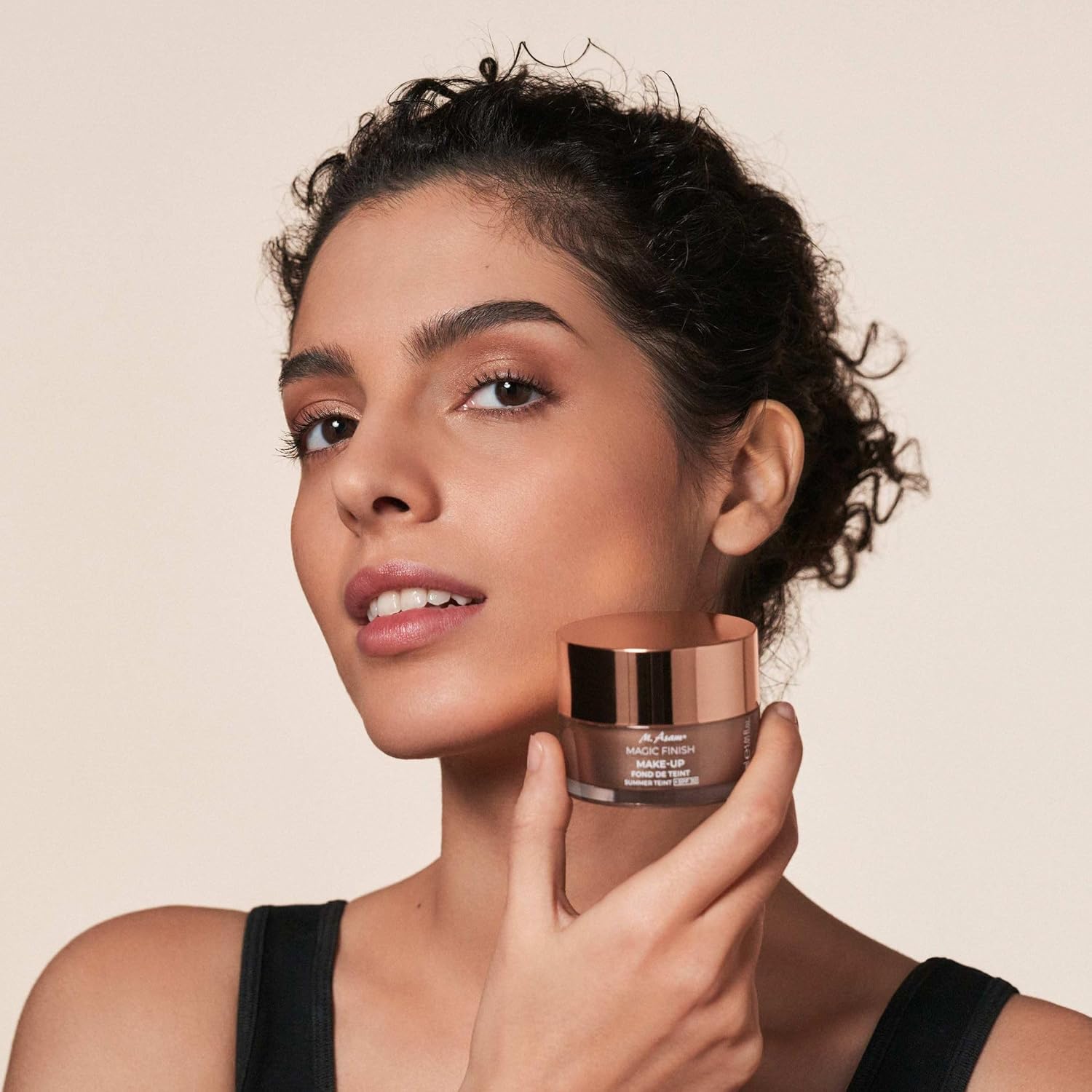 M. Asam Magic Finish Make-up Mousse (1.01 Fl Oz) | 4in1 Primer, Foundation, Concealer & Powder With Buildable Coverage, Hides Redness And Dark Spots, Light To Medium Skin