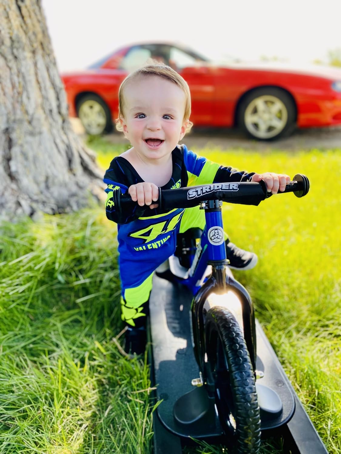 Strider Sport 2-in-1 Rocking Bike, Ages 6 Months–4 Years | For 12 Model, Converts Baby Rocking Toy to Toddler Balance Bike, Tool-Free Adjustments, Wide and Stable Base, Durable Plastic